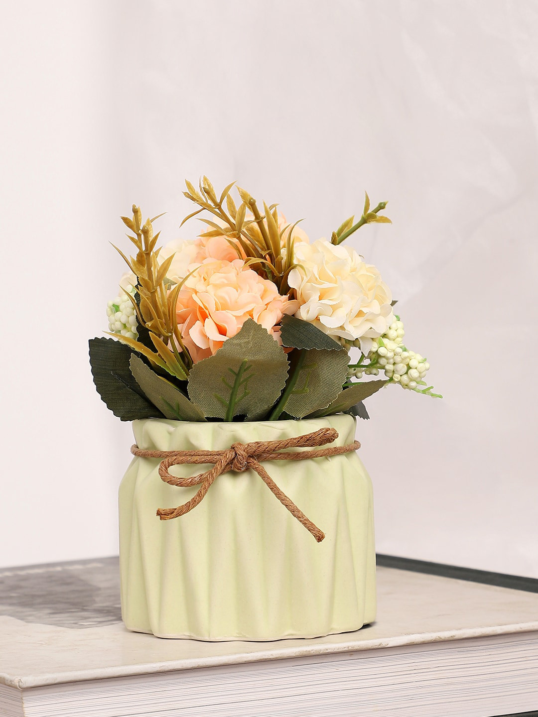 Bonhomie Yellow Textured Ceramic Planter