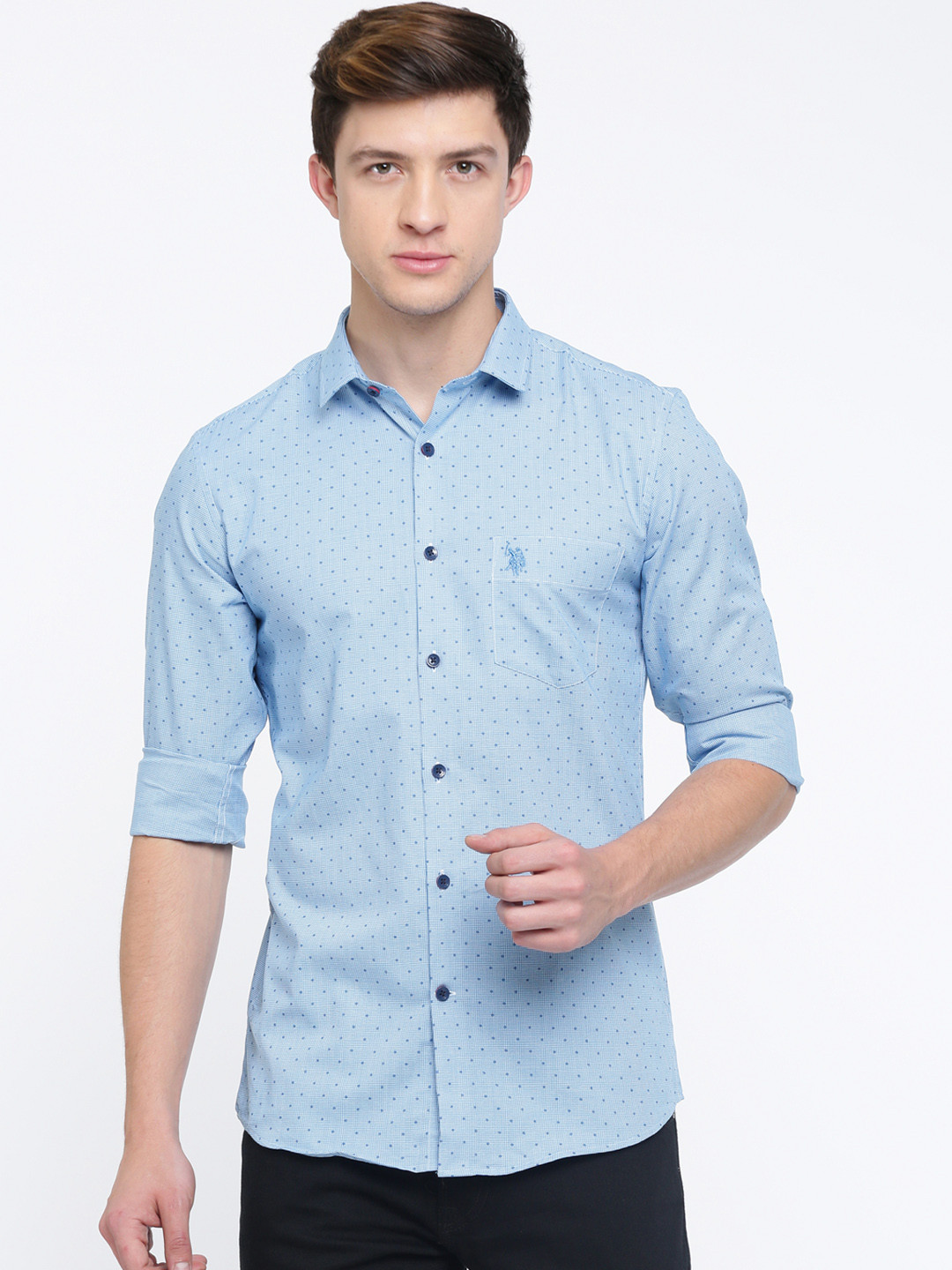 us polo slim fit shirts
