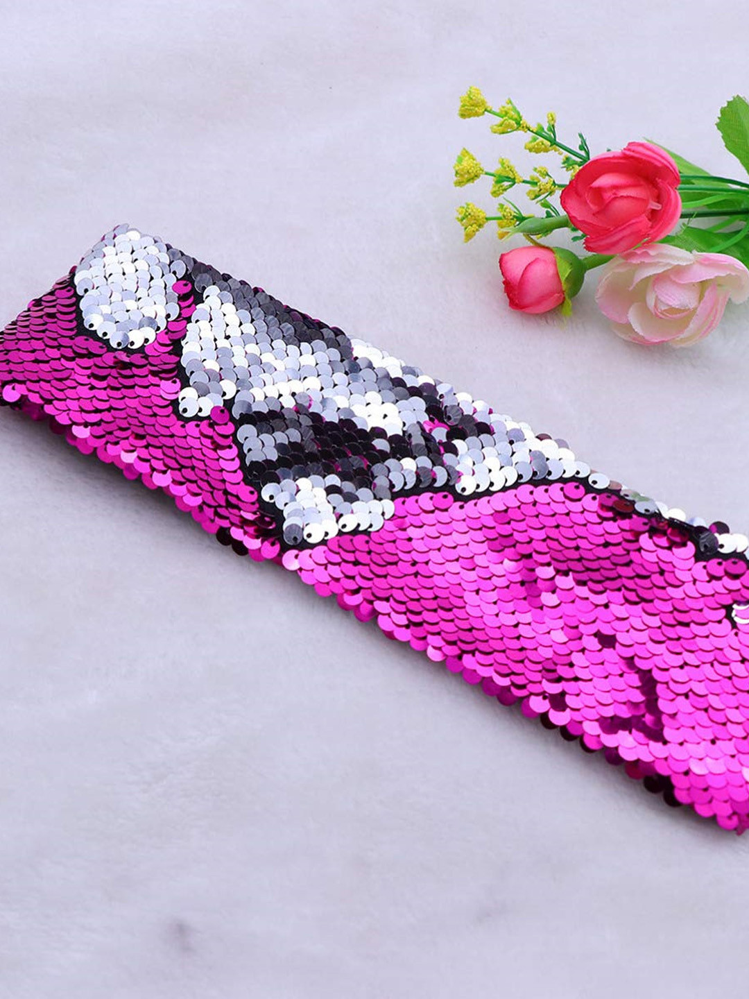 EL REGALO Girls Sequinned Hairband