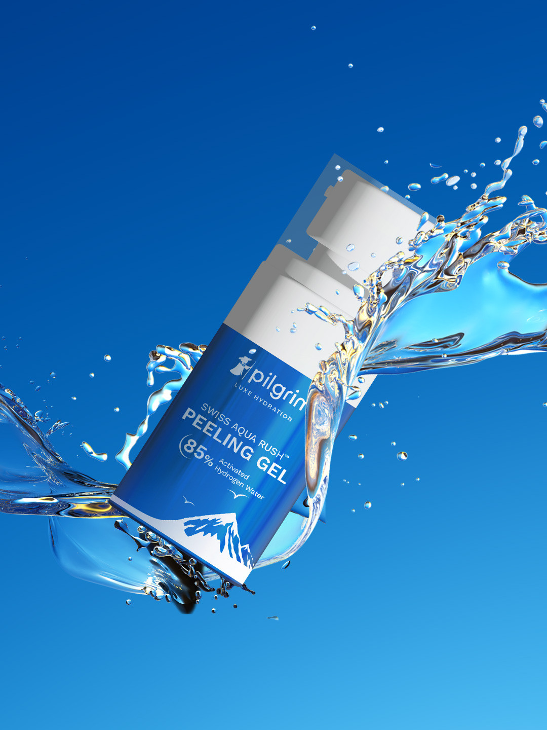 Pilgrim Swiss Aqua Rush Peeling Gel For Gentle Exfoliation To Hydrate Dull Skin - 30ml