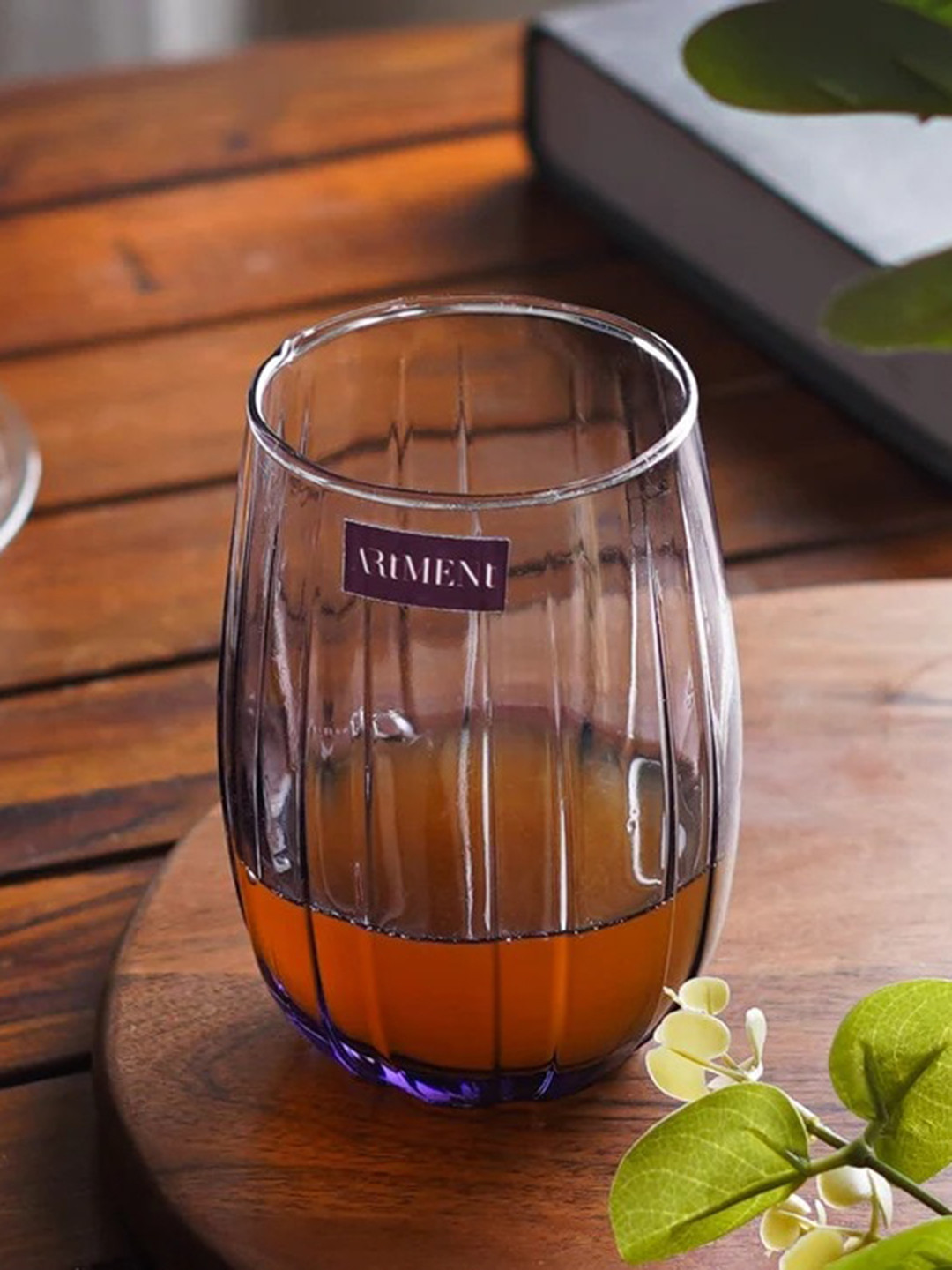 THE ARTMENT Transparent Amsynth Orb Water Or Juice Glass