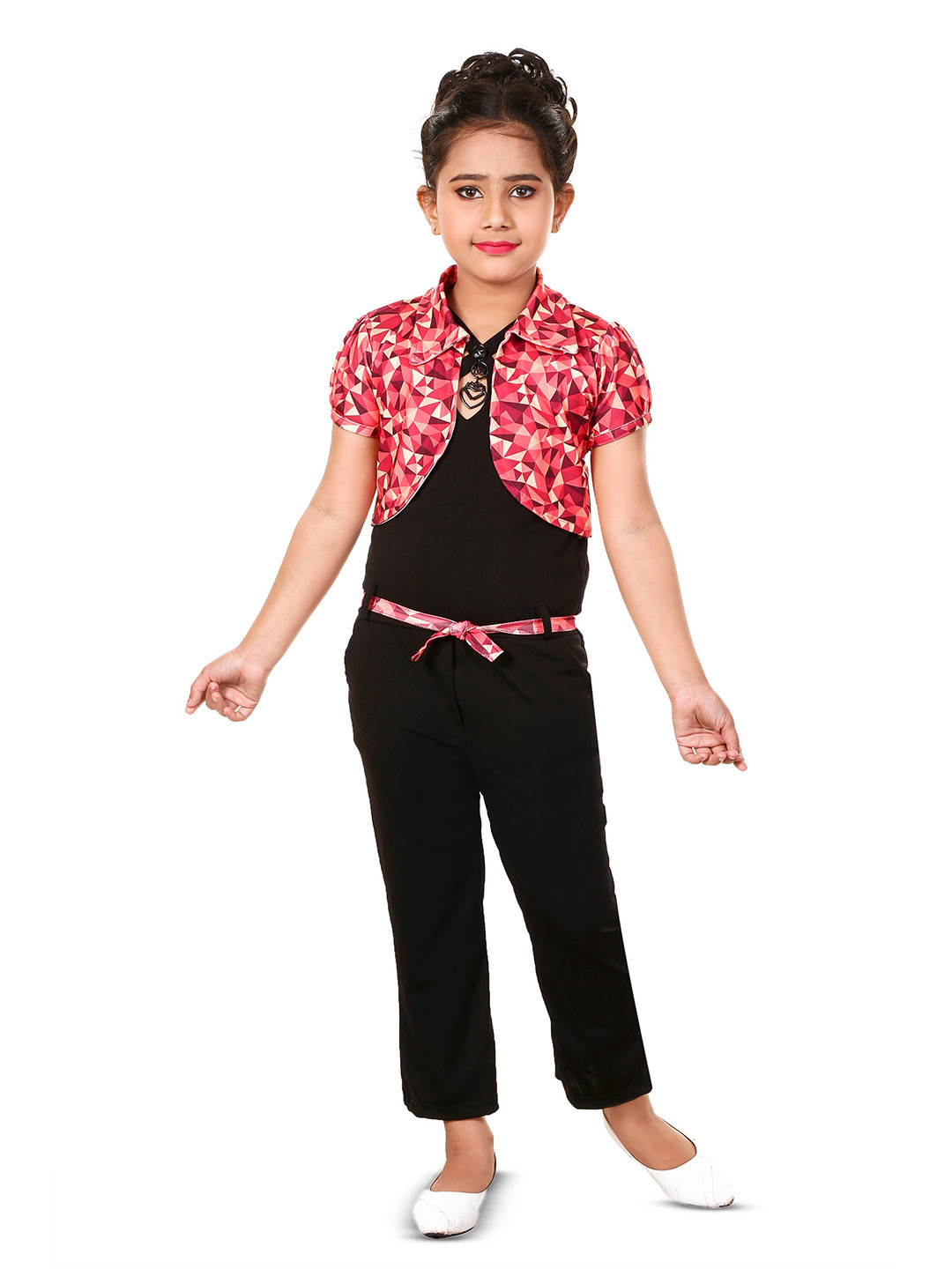 BAESD Girls Basic Jumpsuit & Shrug