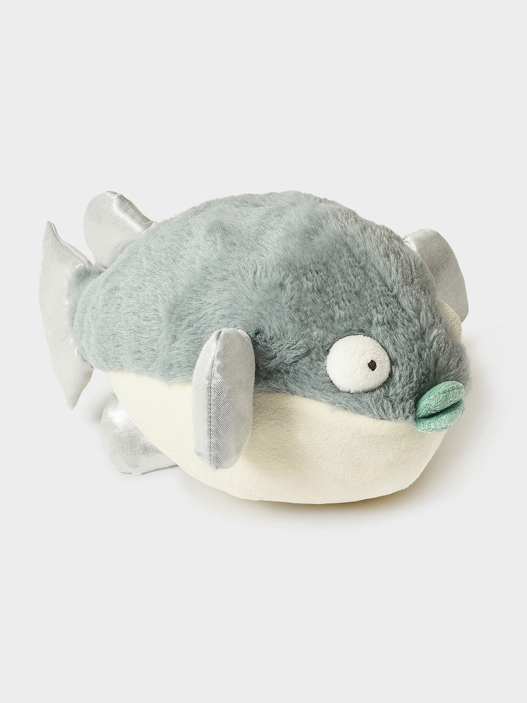 MiArcus Puffer Fish Soft Plush Toy Green- Height 16 Cm