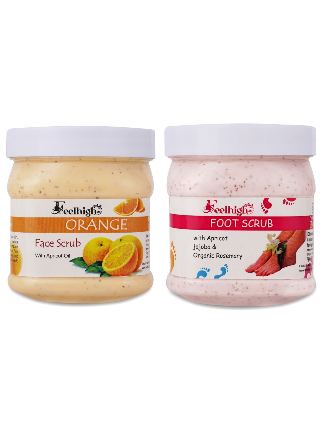 feelhigh Body and Foot Orange Scrub