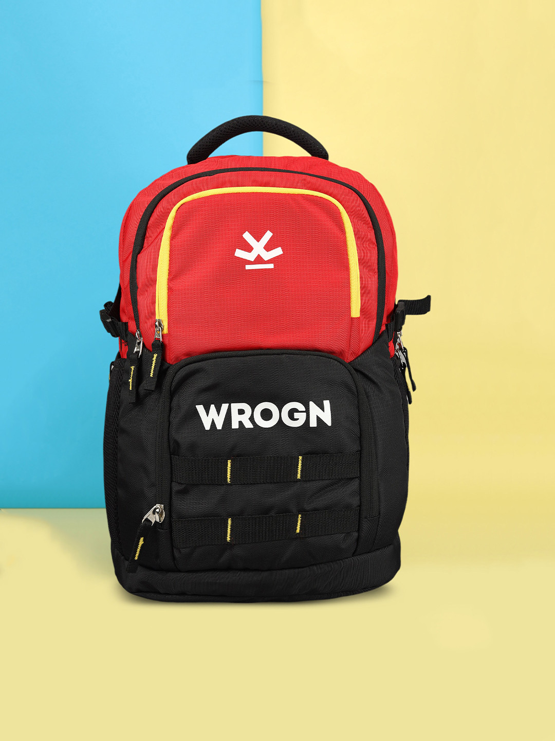 WROGN Unisex Brand Logo Backpack With Reflective Strip 46 L