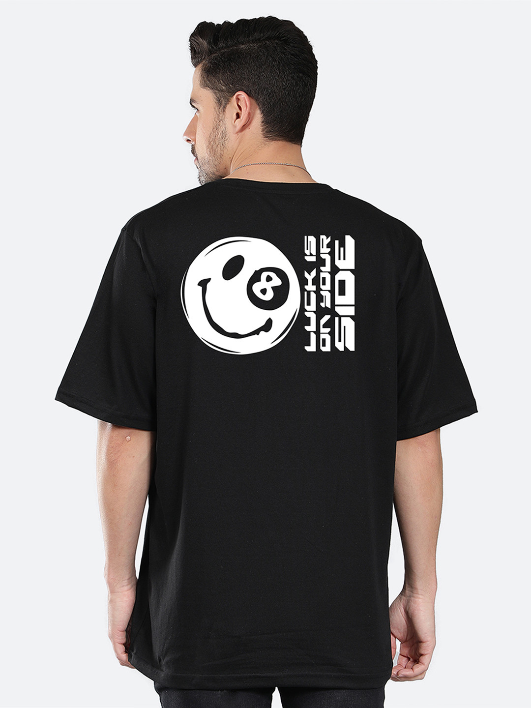 Mad Over Print Typographical Printed Oversized Cotton T-shirt