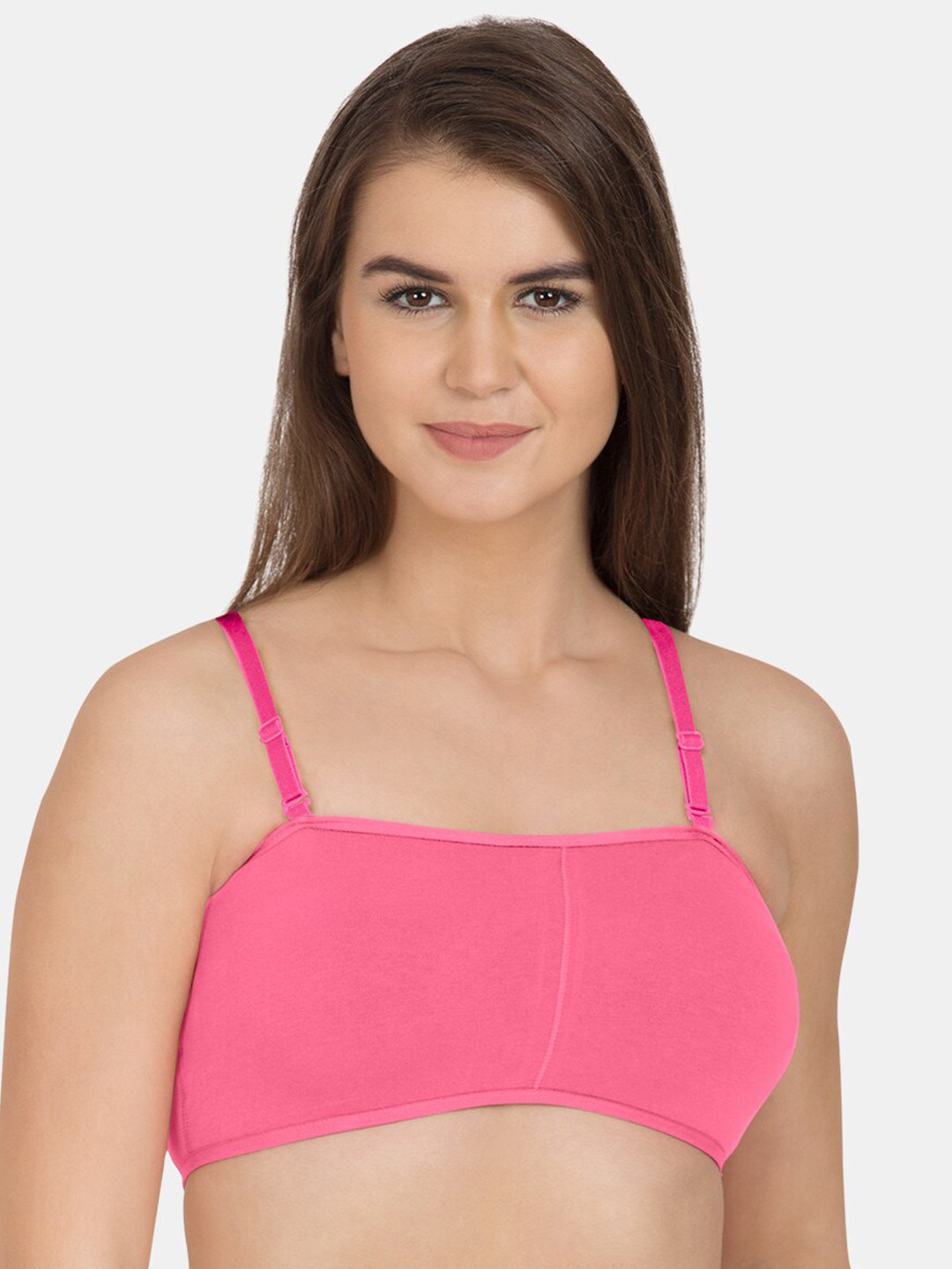 Tweens Medium Coverage Tube Removable Lightly Padded Bandeau Bra
