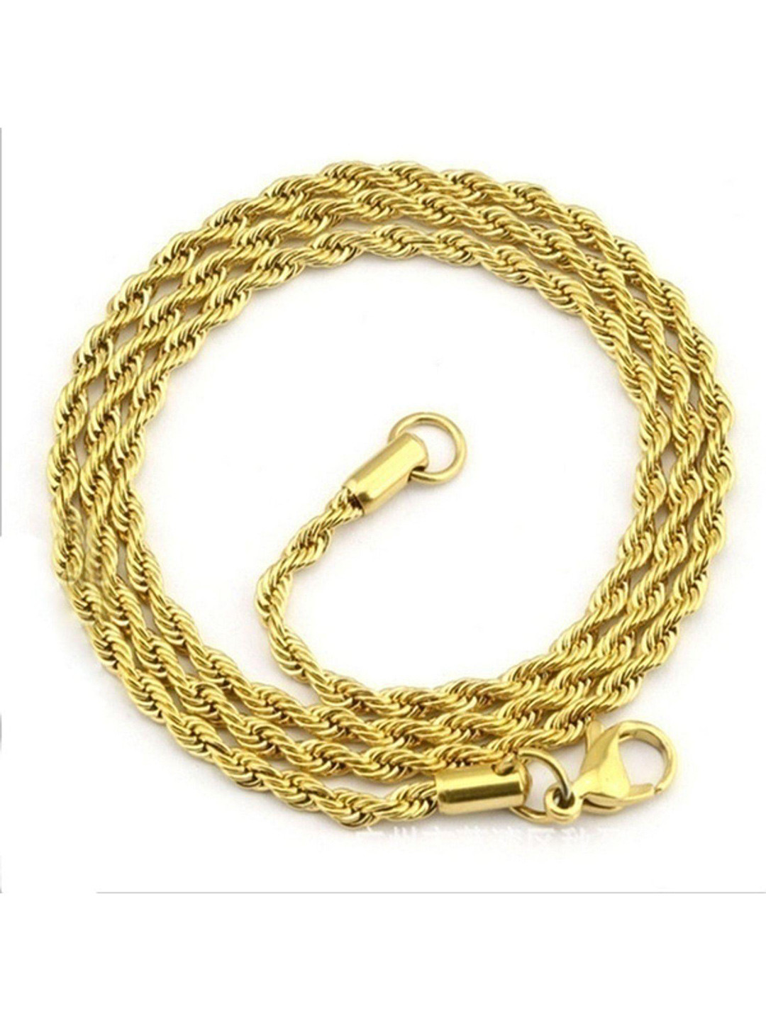 MEENAZ Men Gold-Plated Choker Chain