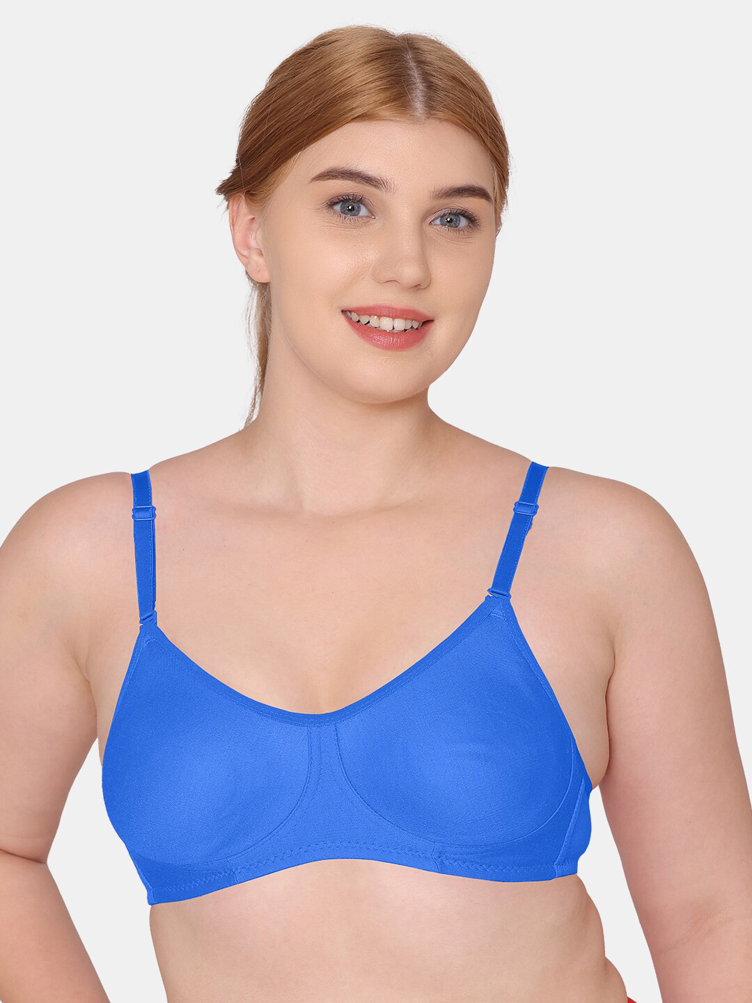 Tweens Non Padded Cotton-Blend Concealer & Side-Shaper T-Shirt Bra