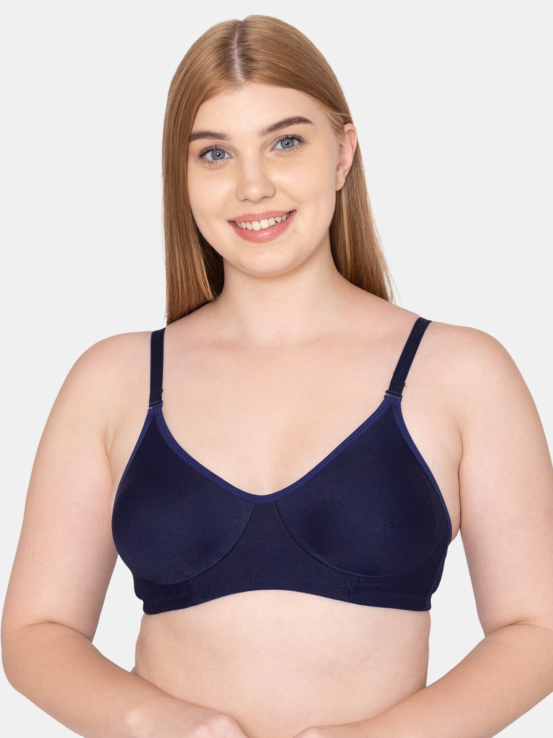 Tweens Non Padded Cotton-Blend Concealer & Side-Shaper T-Shirt Bra