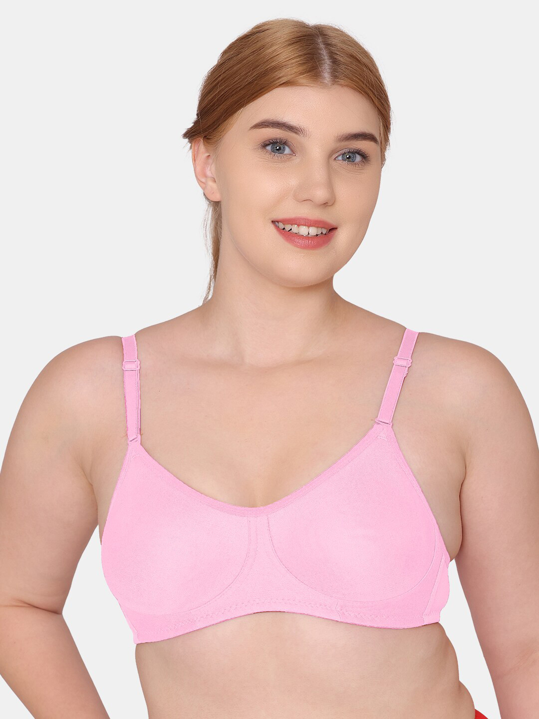 Tweens Non Padded Cotton-Blend Concealer & Side-Shaper T-Shirt Bra