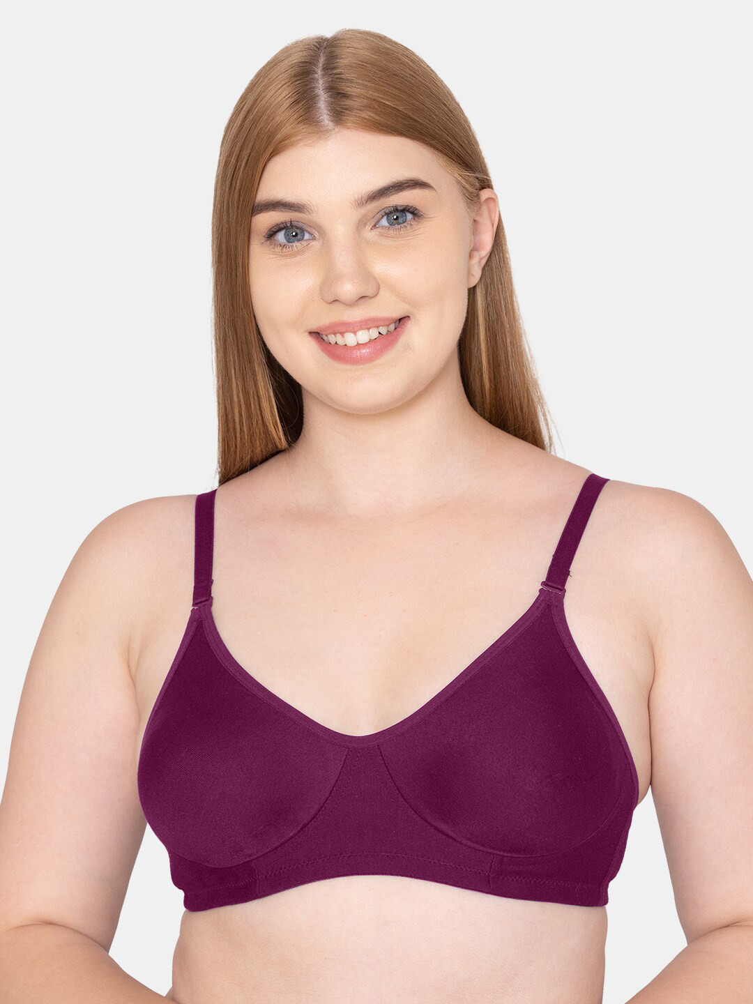 Tweens Non Padded Cotton-Blend Concealer & Side-Shaper T-Shirt Bra