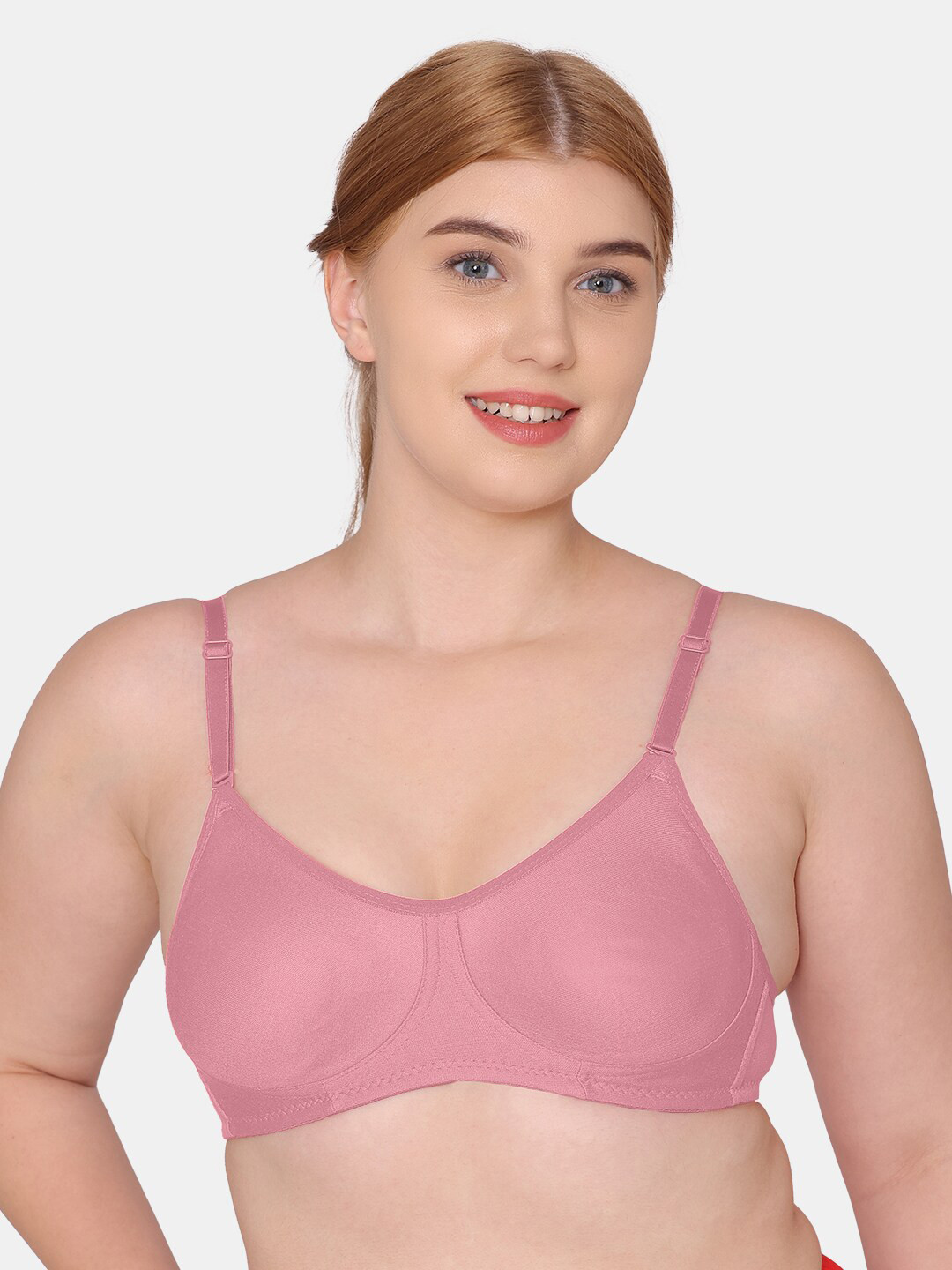 Tweens Non Padded Cotton-Blend Concealer & Side-Shaper T-Shirt Bra