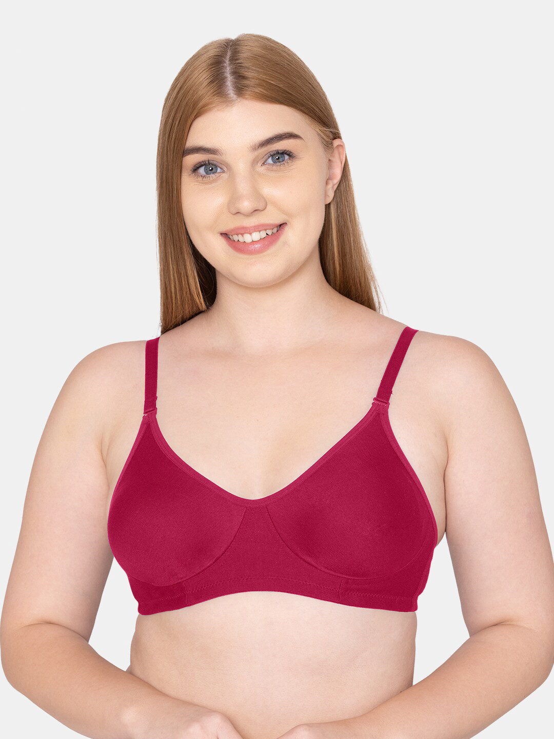 Tweens Non Padded Cotton-Blend Concealer & Side-Shaper T-Shirt Bra
