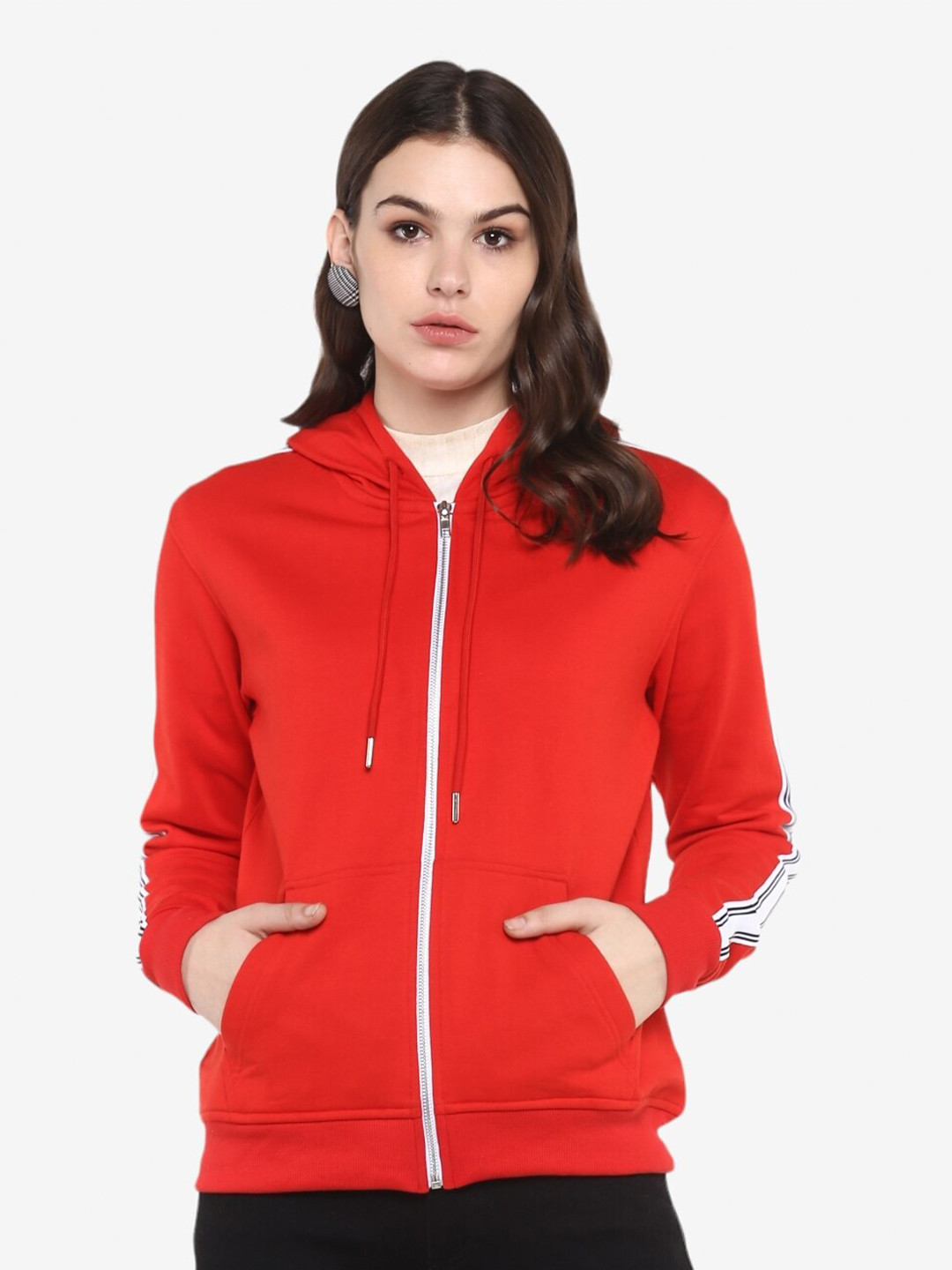 Alan Jones Hoody Neck Side Taping Sweatshirt