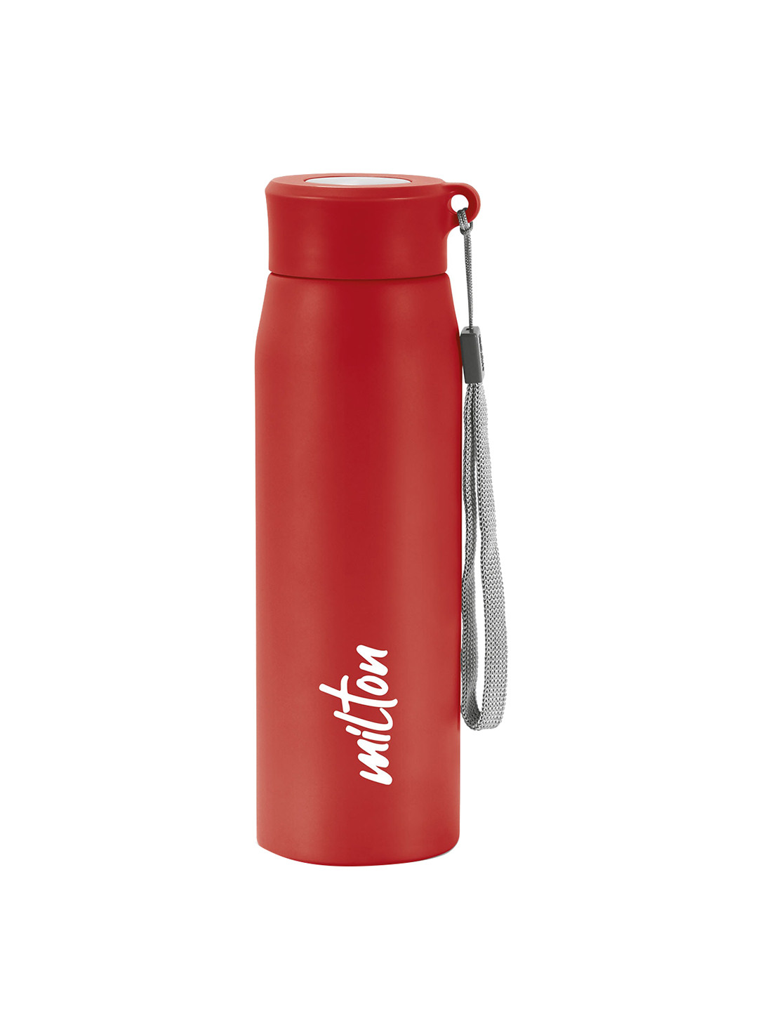 Milton Handy Red Solid Stainless Steel Single Wall Vacuum Water Bottle - 690ml