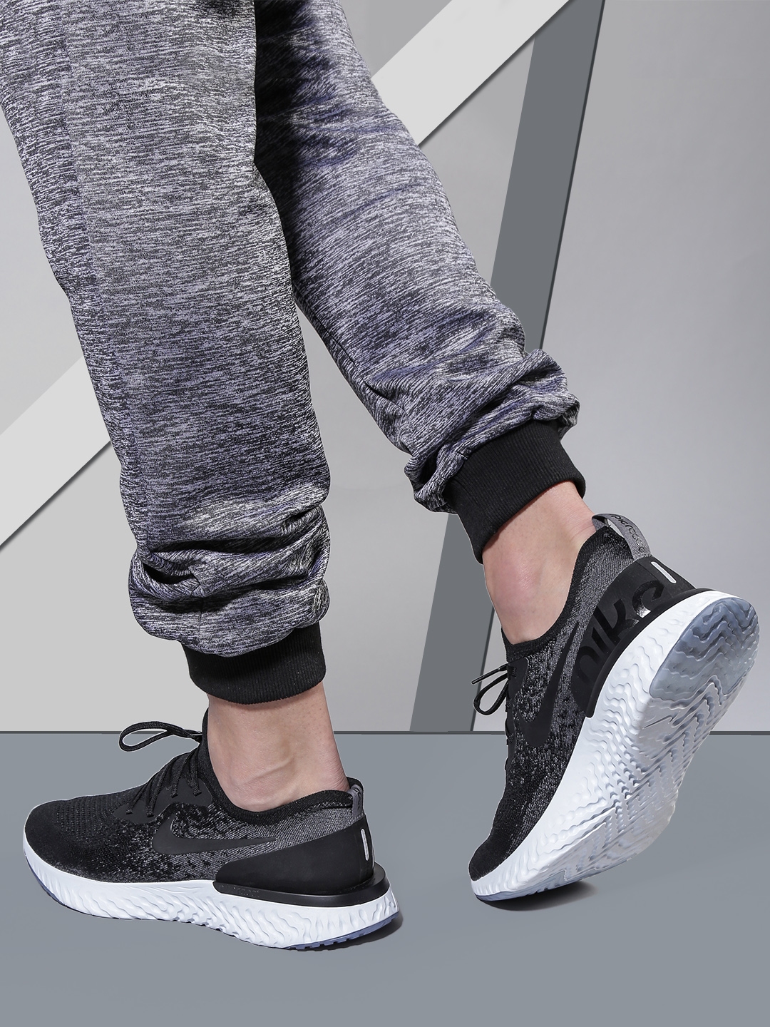 nike men's epic react flyknit running shoes