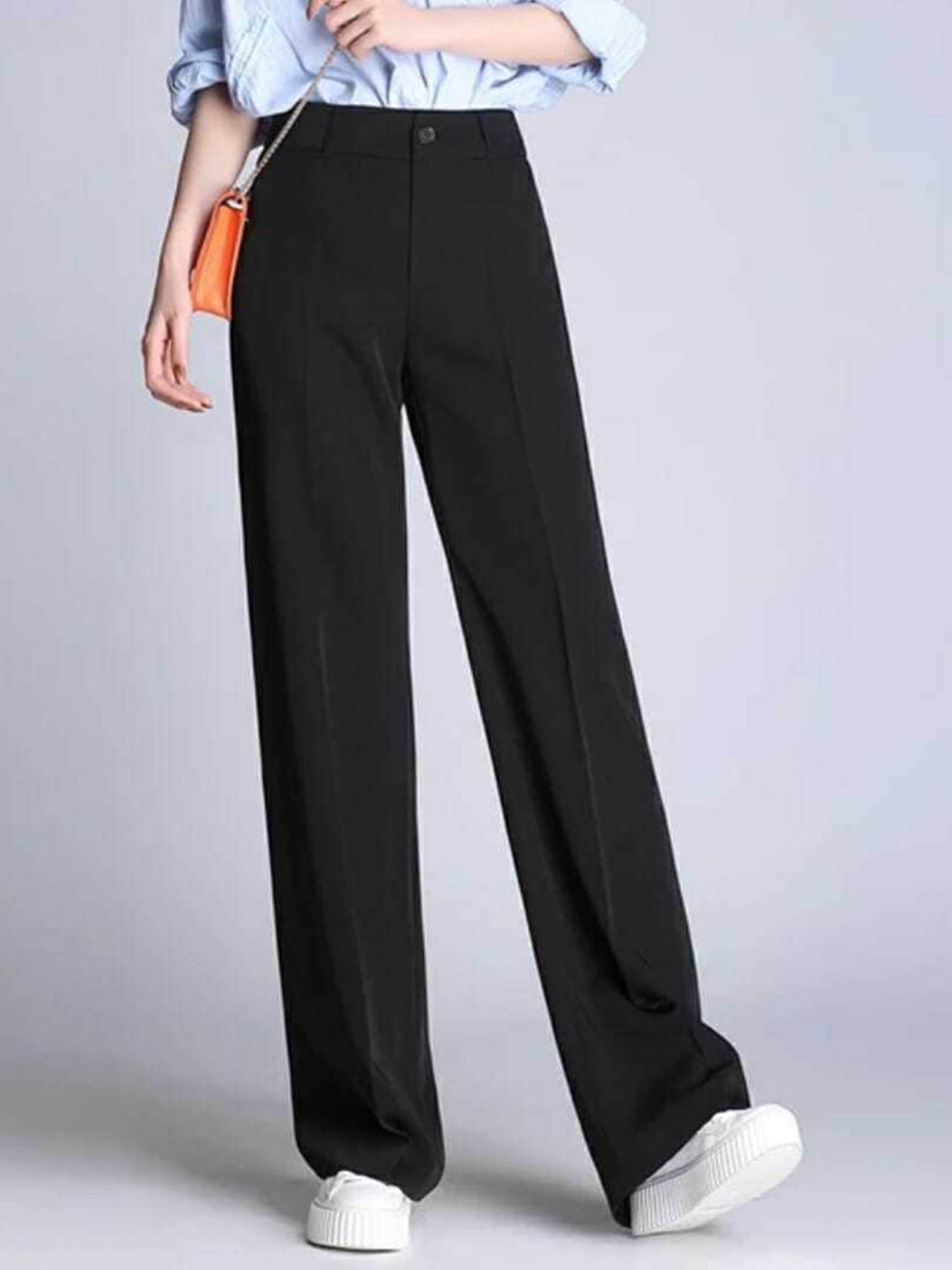 BROADSTAR Women Pleated Korean Pants