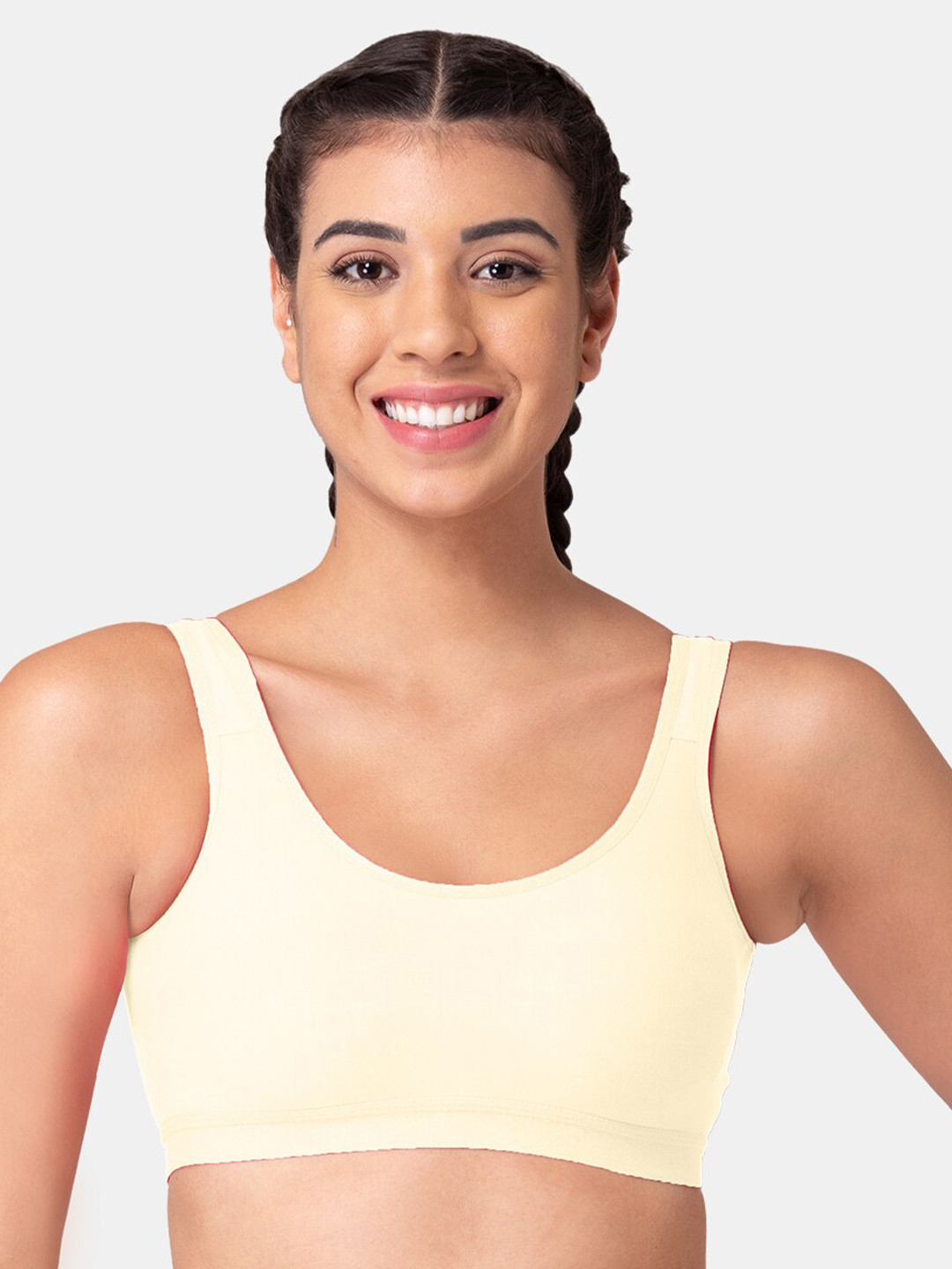 Tweens Racer-Back Seamless Sports Bra