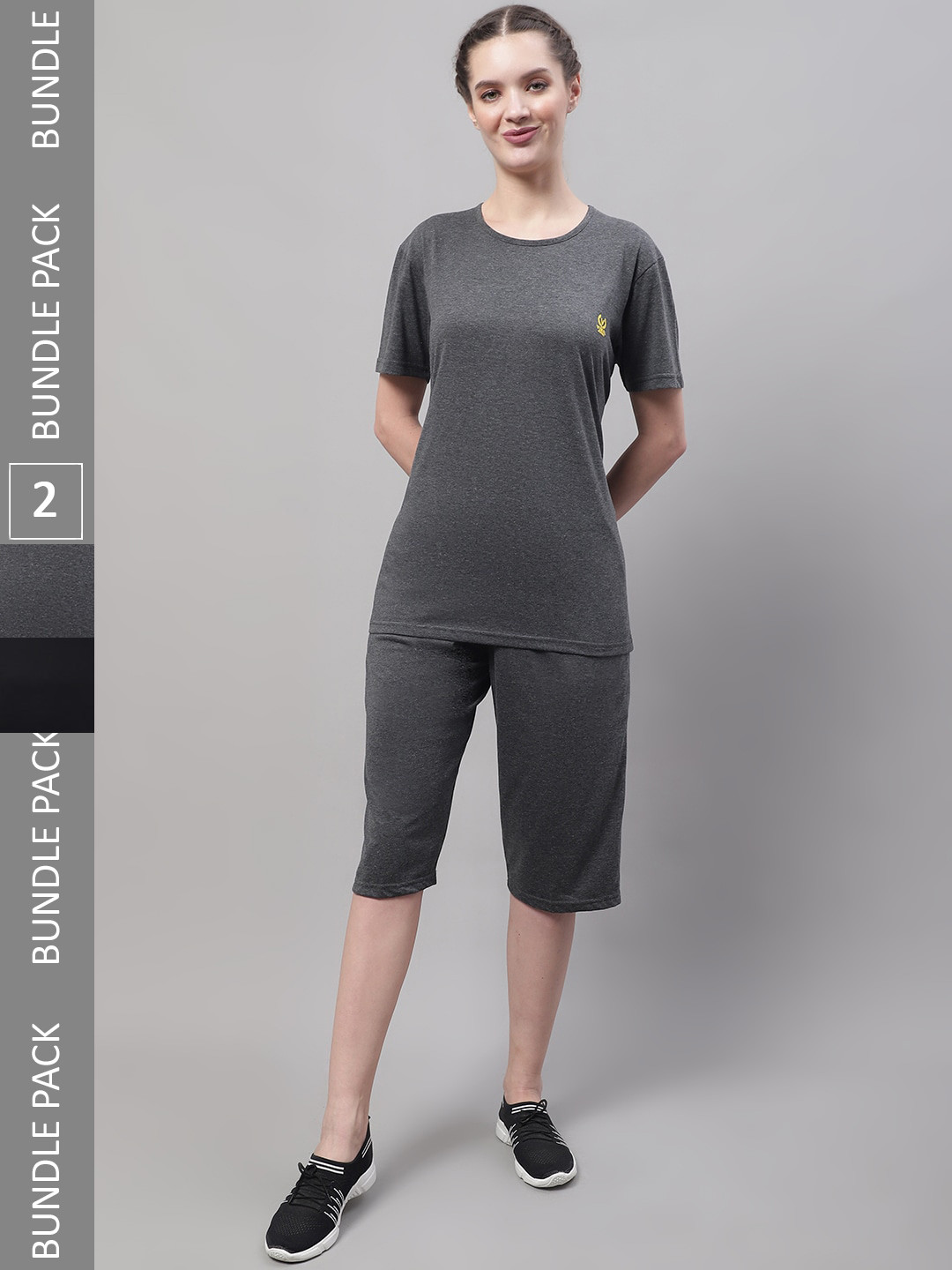 MACK JONNEY Pack Of 2 T-shirt & Shorts Co-Ord Set