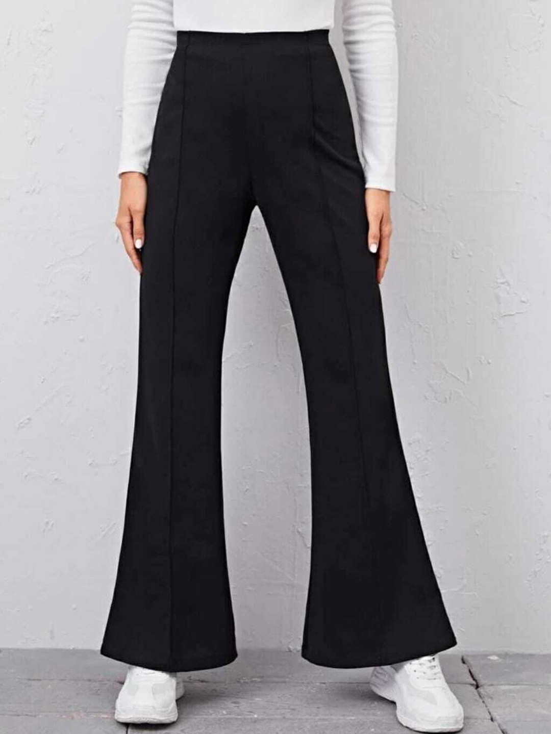 Next One Comfort Flared High-Rise Easy Wash Stretchable Bootcut Trousers