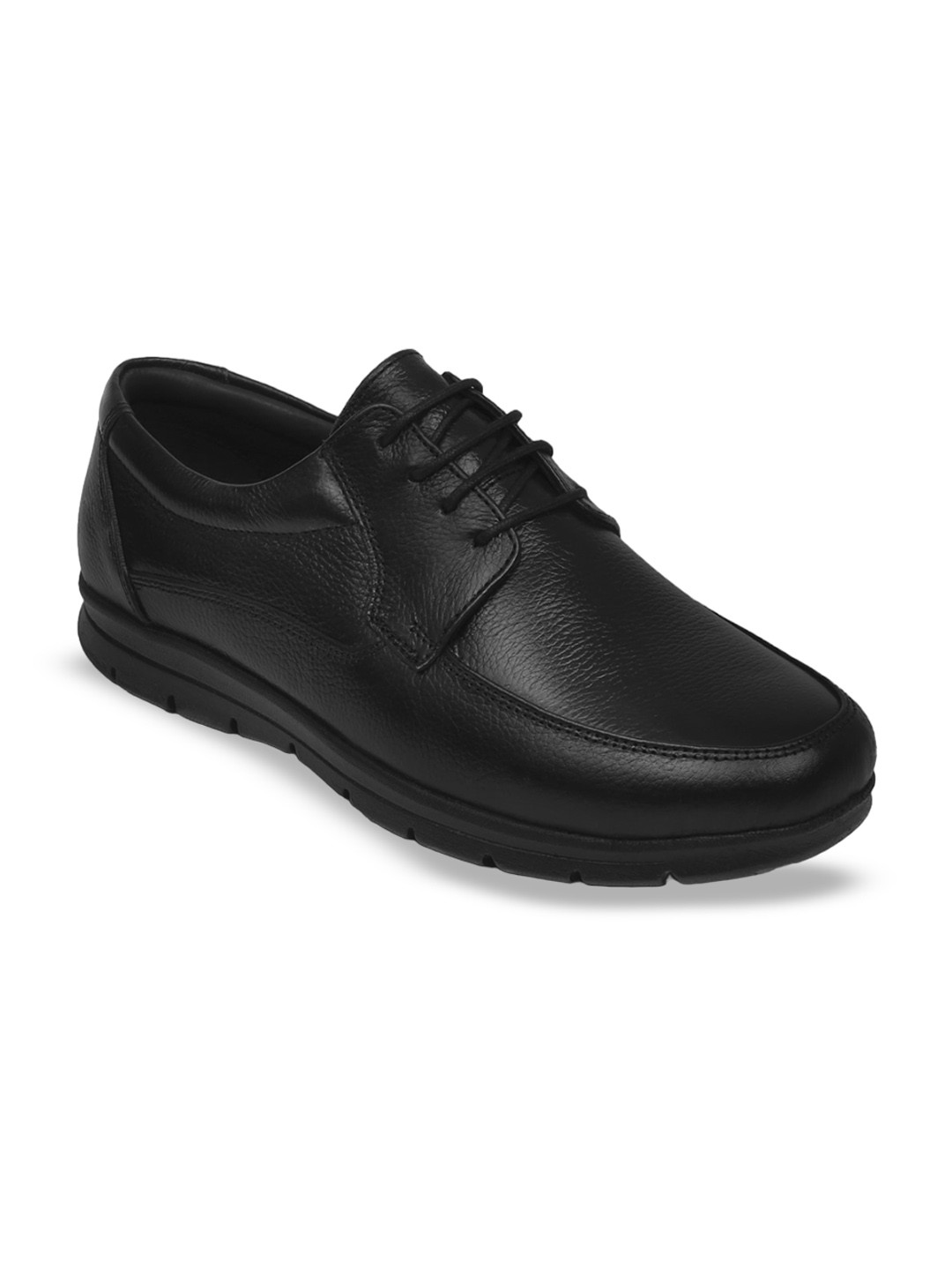 Zoom Shoes Men Leather Lace-Up Formal Derbys