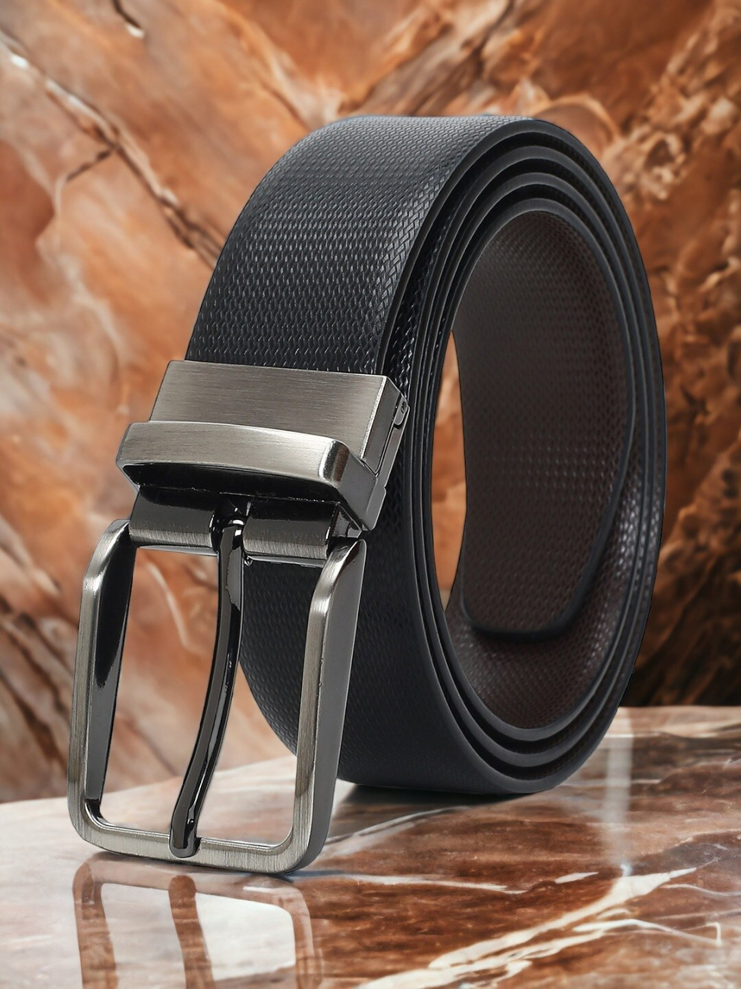 CRUSSET Men Reversible Formal Belt