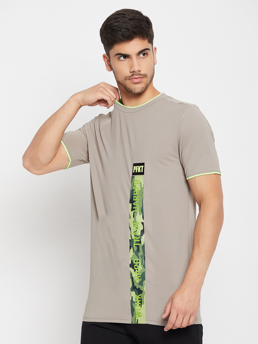 PERFKT-U Graphic Printed Short Sleeves Rapid-Dry Training T-shirt