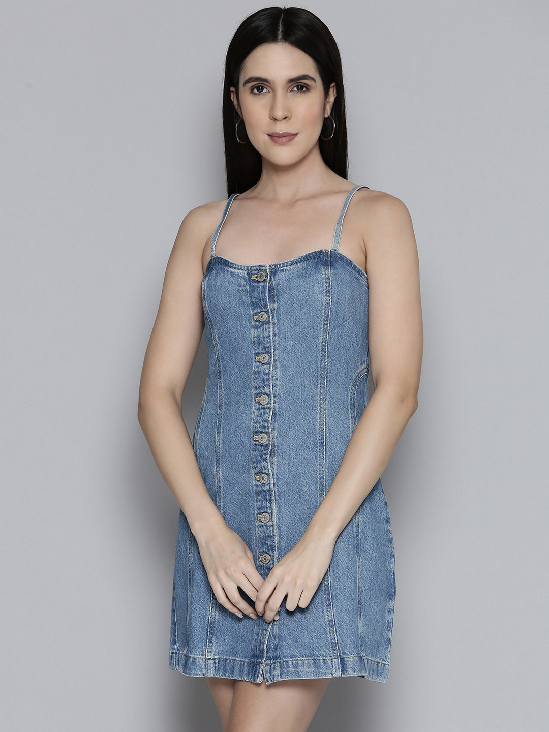 Levis Denim Mini Sheath Dress