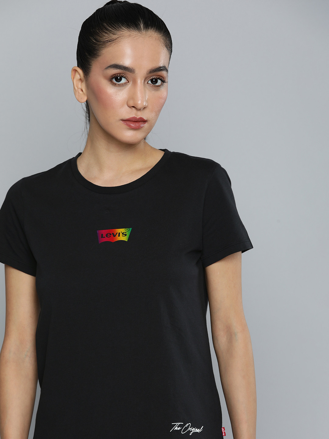Levis Pure Cotton Brand Logo Printed Casual T-shirt
