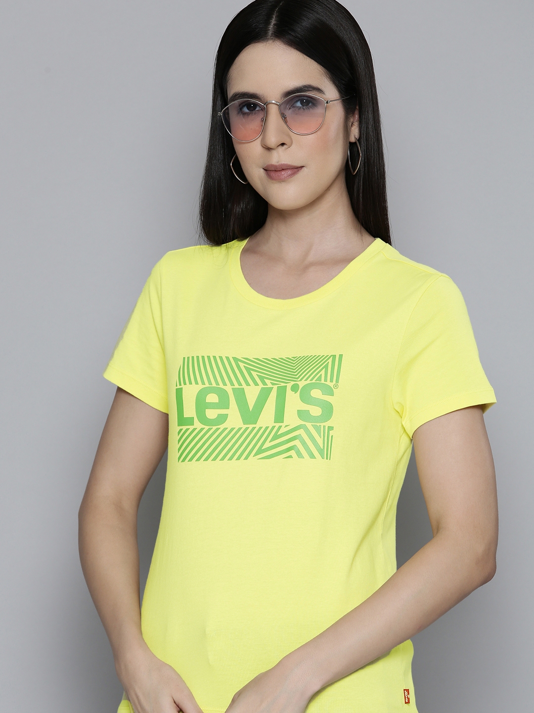 Buy Levis Women Brand Logo Print Knitted Pure Cotton T shirt Tshirts for Women 23687248 Myntra