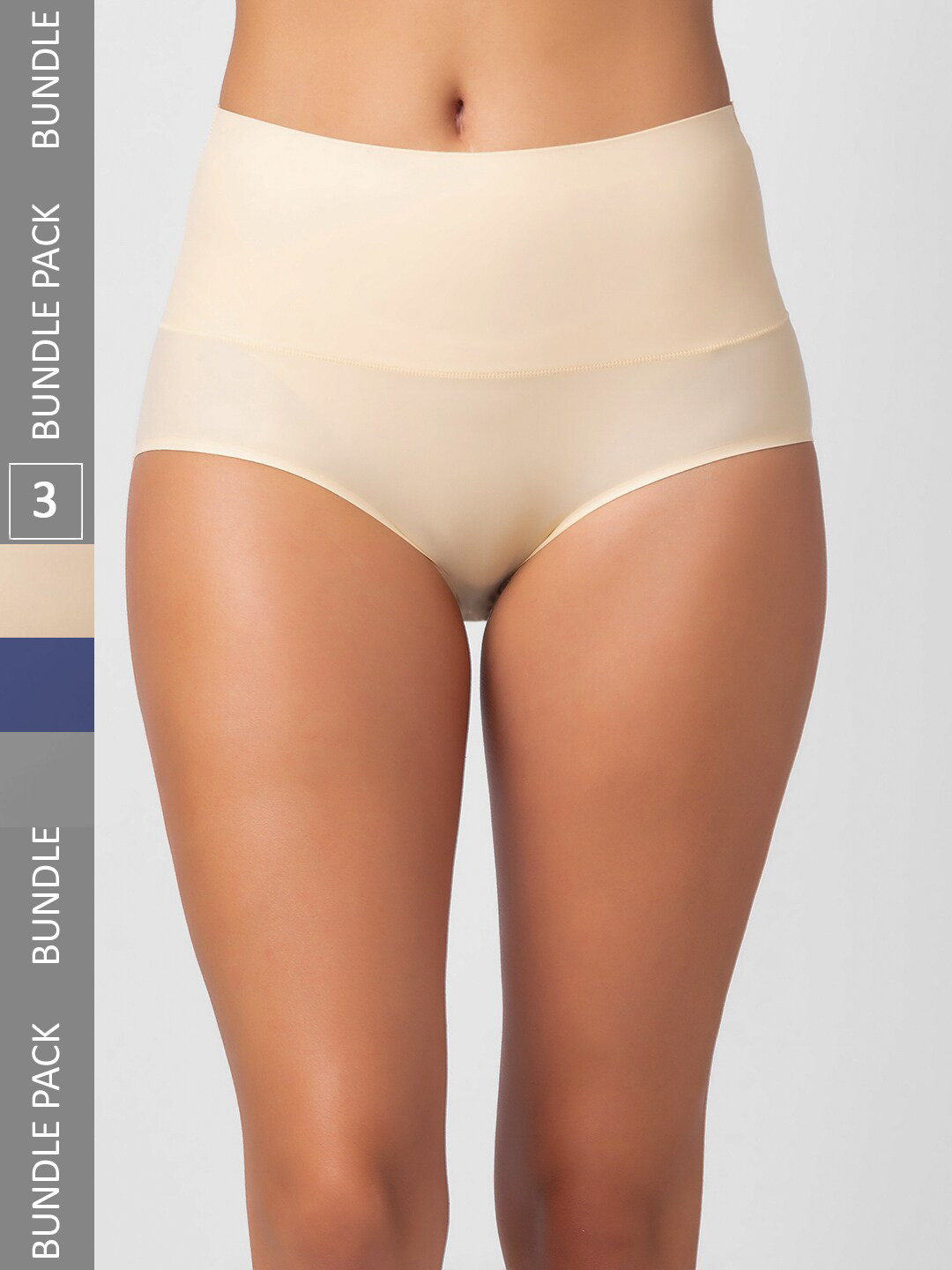 NOIRA Women Pack Of 3 Assorted Hipster Briefs 873_SGNbl_NO