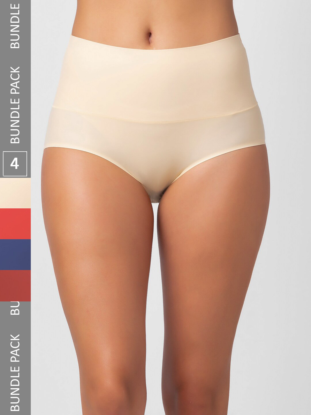 NOIRA Women Pack Of 4 Assorted Hipster Briefs 873_SMNblR_NO