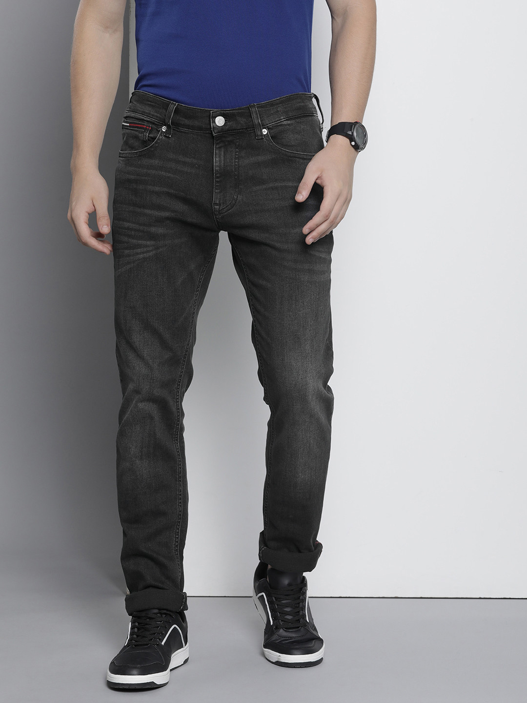 Black Jeans Tommy Jeans Slim Fit Scanton Buy Tommy Hilfiger Kids