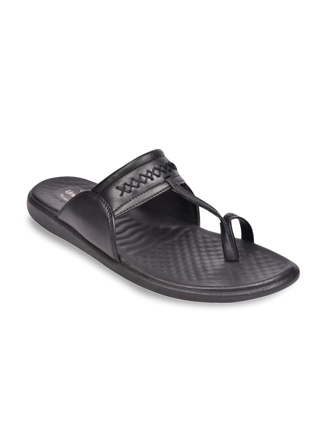 UNISTAR Men Self Design Open One Toe Comfort Sandals