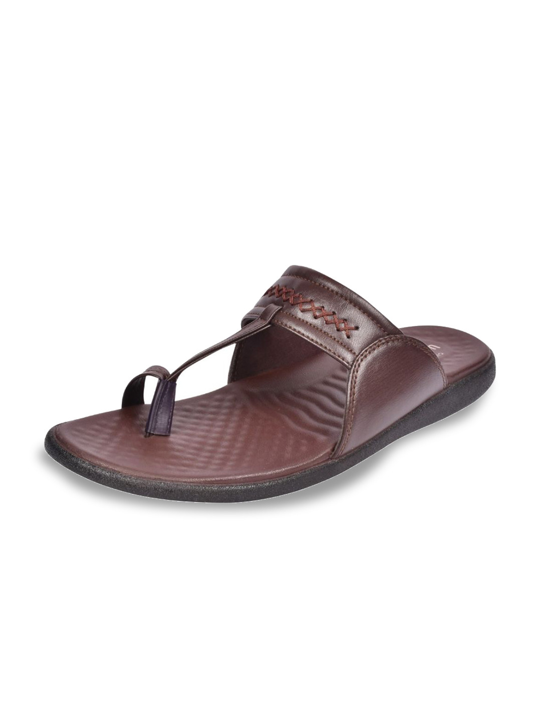 UNISTAR Men Self Design Open One Toe Comfort Sandals