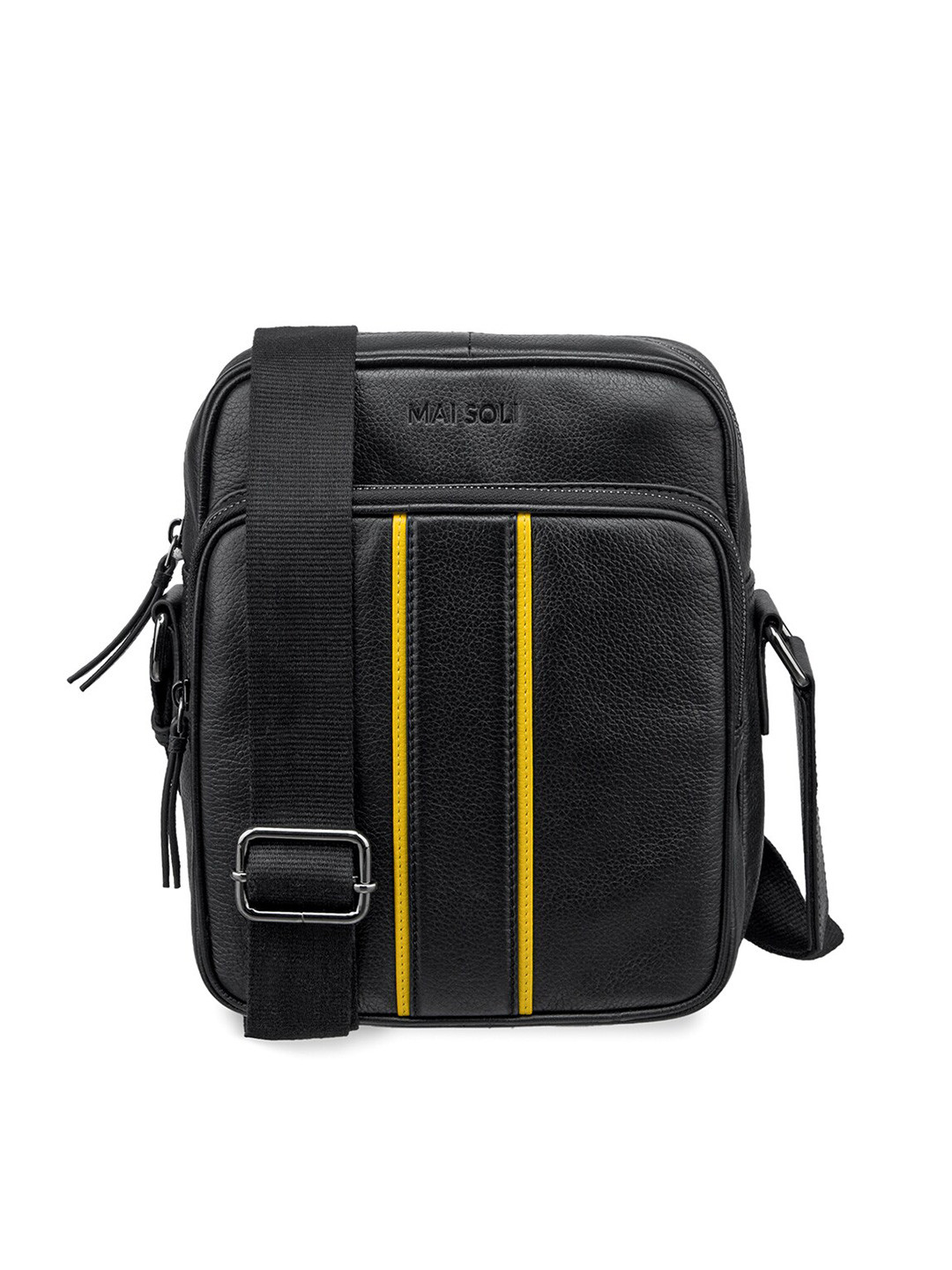 MAI SOLI Men Boston Genuine Leather Croosbody Bag