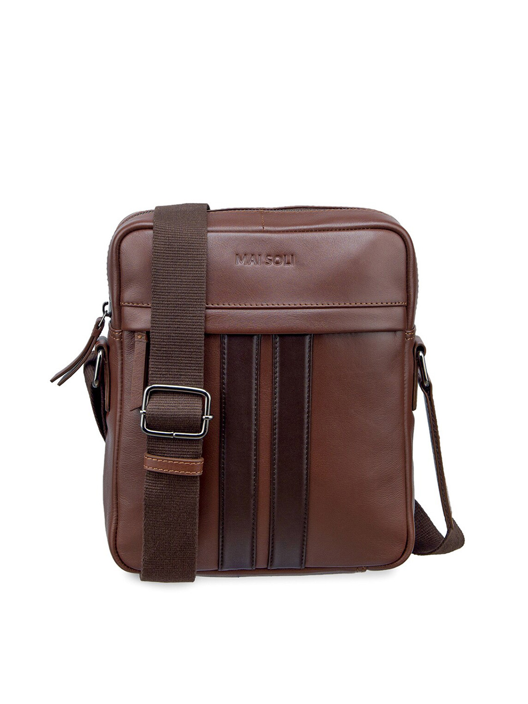 MAI SOLI Men Alpha Genuine Leather Croosbody Bag