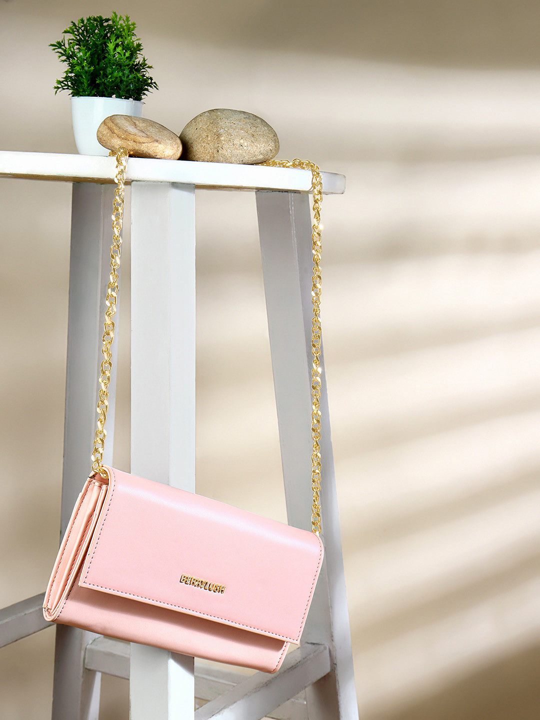 Berrylush Pink Structured Slling Bag