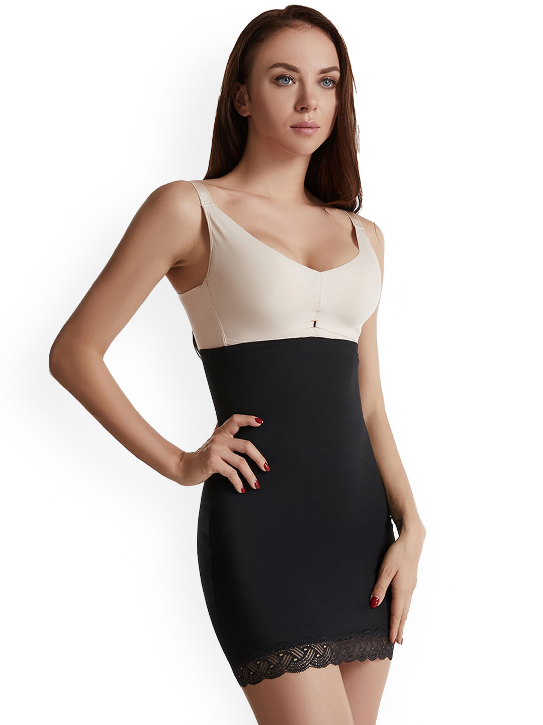 JC Collection Lace Detailed Body Shapewear