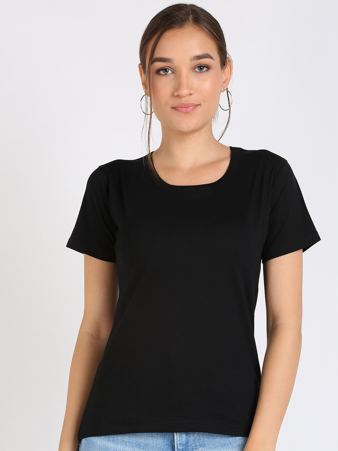 VAHSON Round Neck Pure Cotton Slim Fit T-Shirt