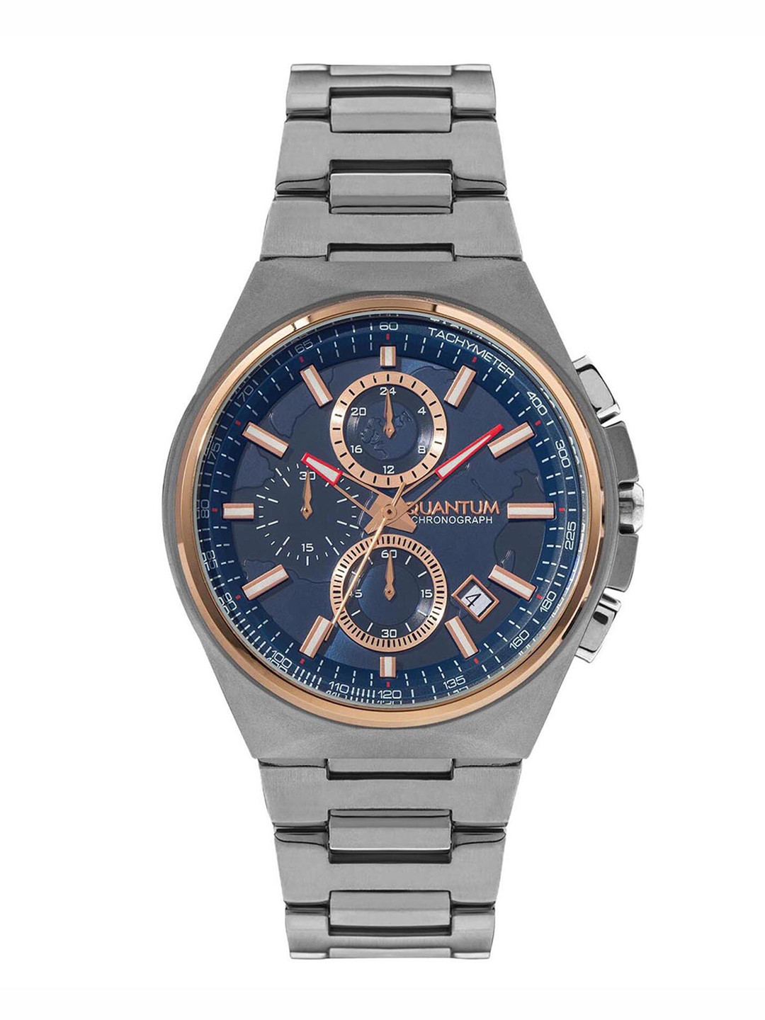 Quantum Stainless Steel Straps Digital Display Chronograph Watch TTG899.590_A