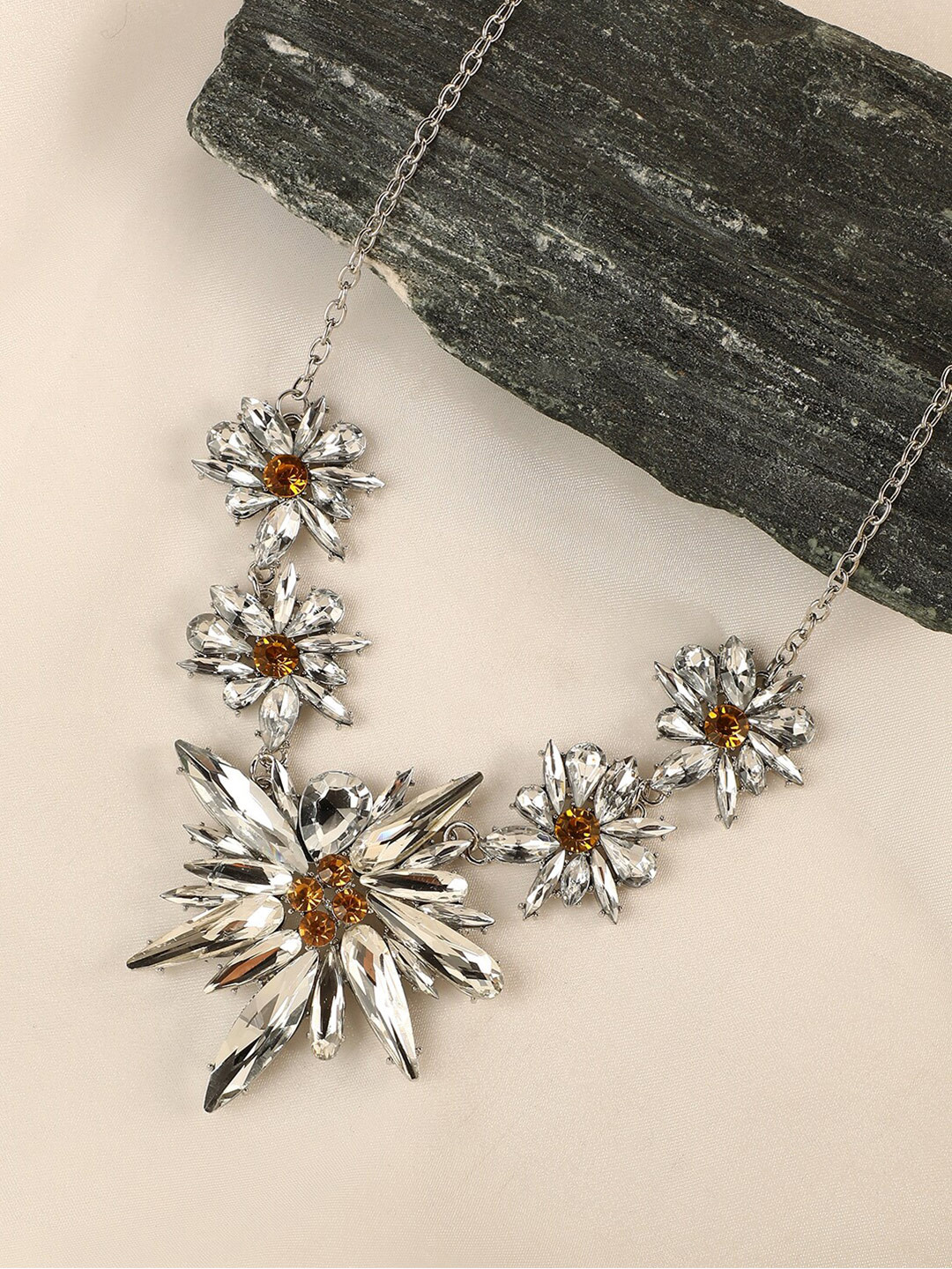 SOHI Minimal Silver-Plated Necklace