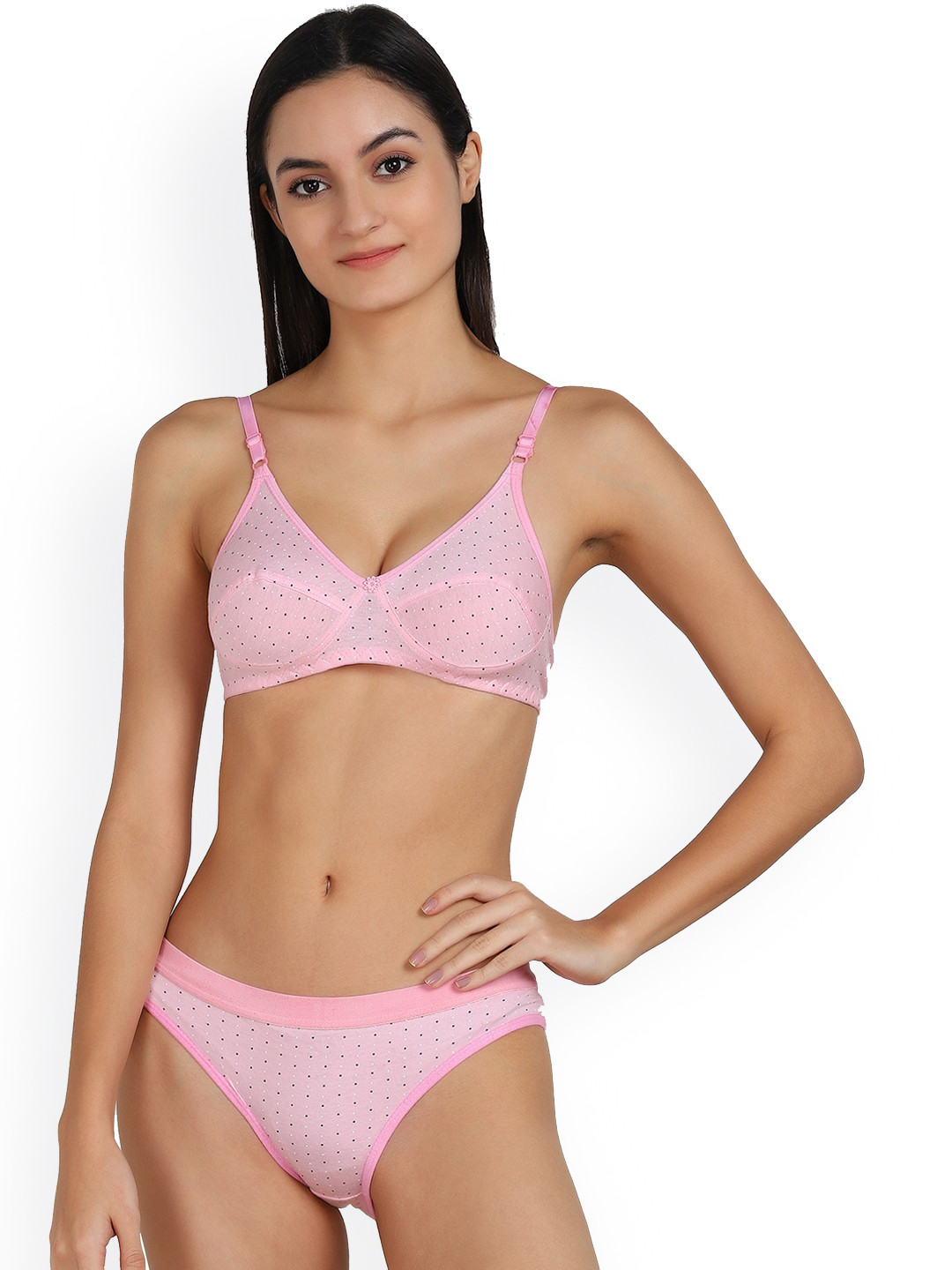 AROUSY Printed Cotton Lingerie Set BY_ZB Set_Pink_32-