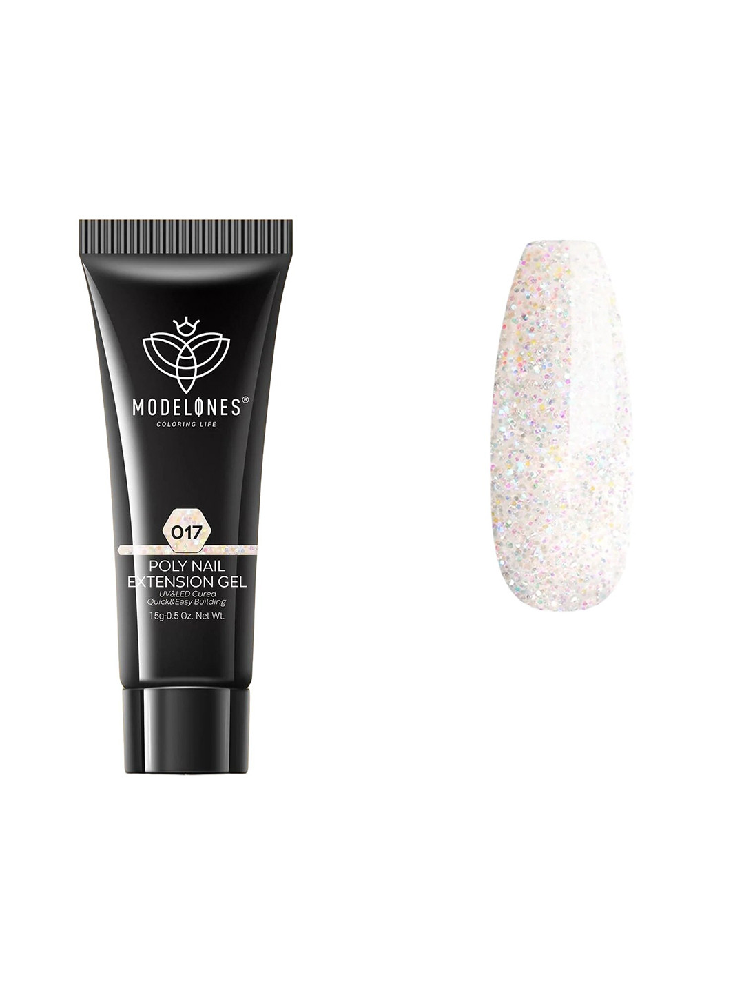 Modelones Long Lasting UV & LED Cured Poly Nail Extension Gel 15g - Pure Joy 017