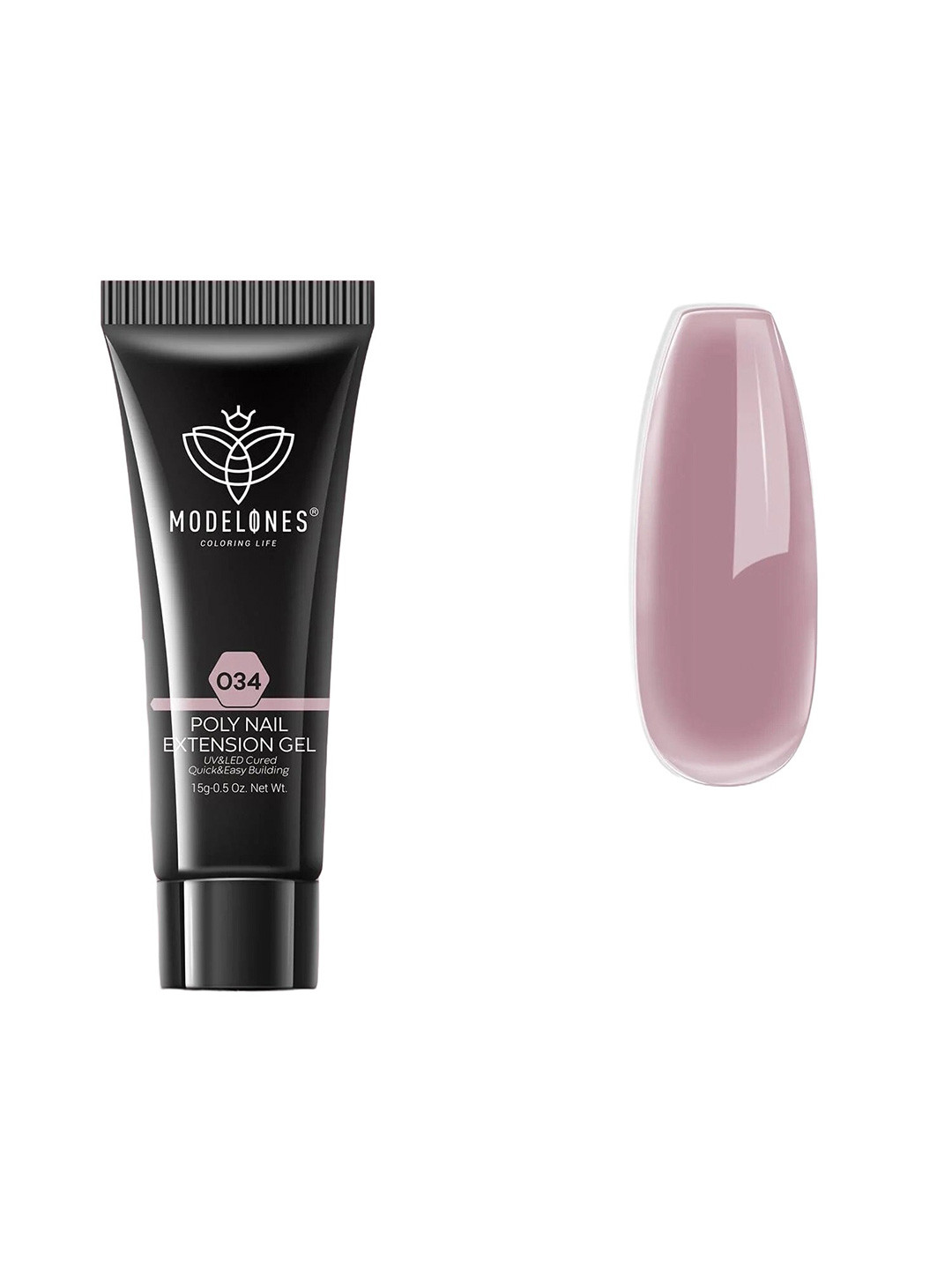 Modelones Long Lasting UV & LED Cured Poly Nail Extension Gel 15g - Cloudy Day 034