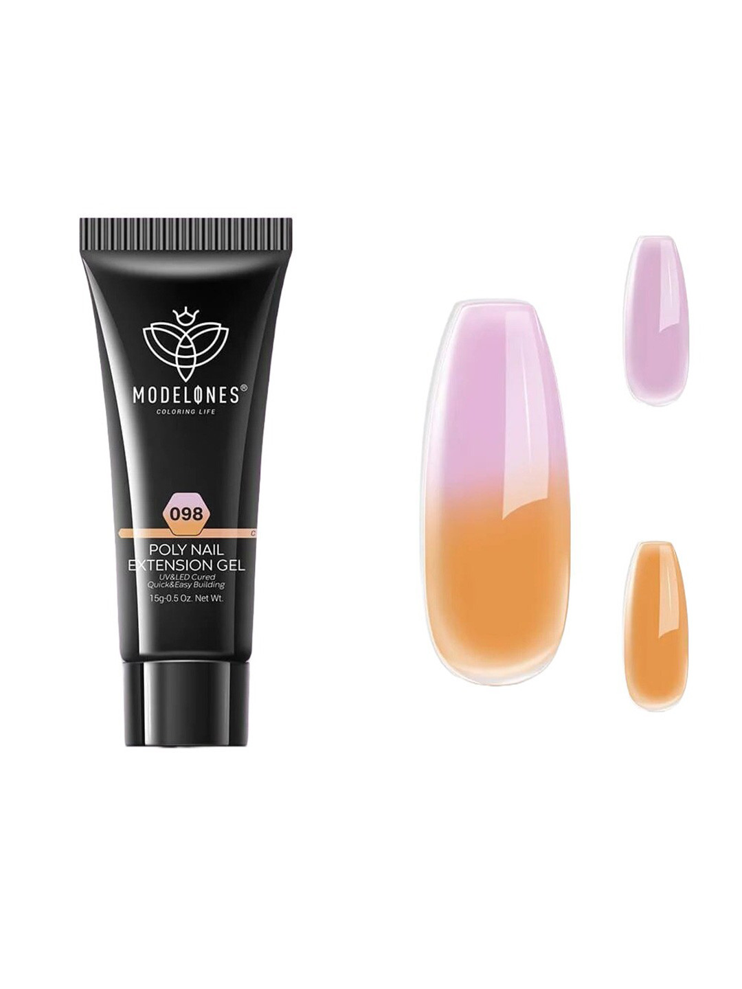 Modelones Long Lasting UV & LED Cured Poly Nail Extension Gel 15g - Vibrant Girls G098