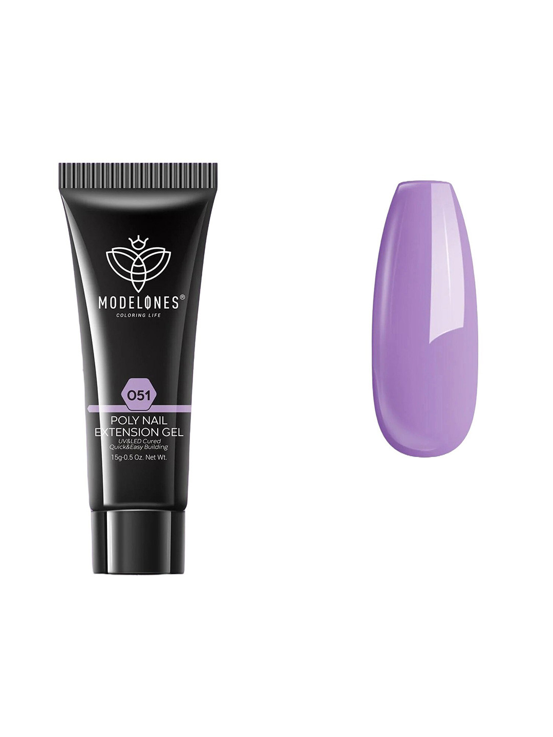 Modelones Long Lasting UV & LED Cured Poly Nail Extension Gel 15g - Orchid Garden 051