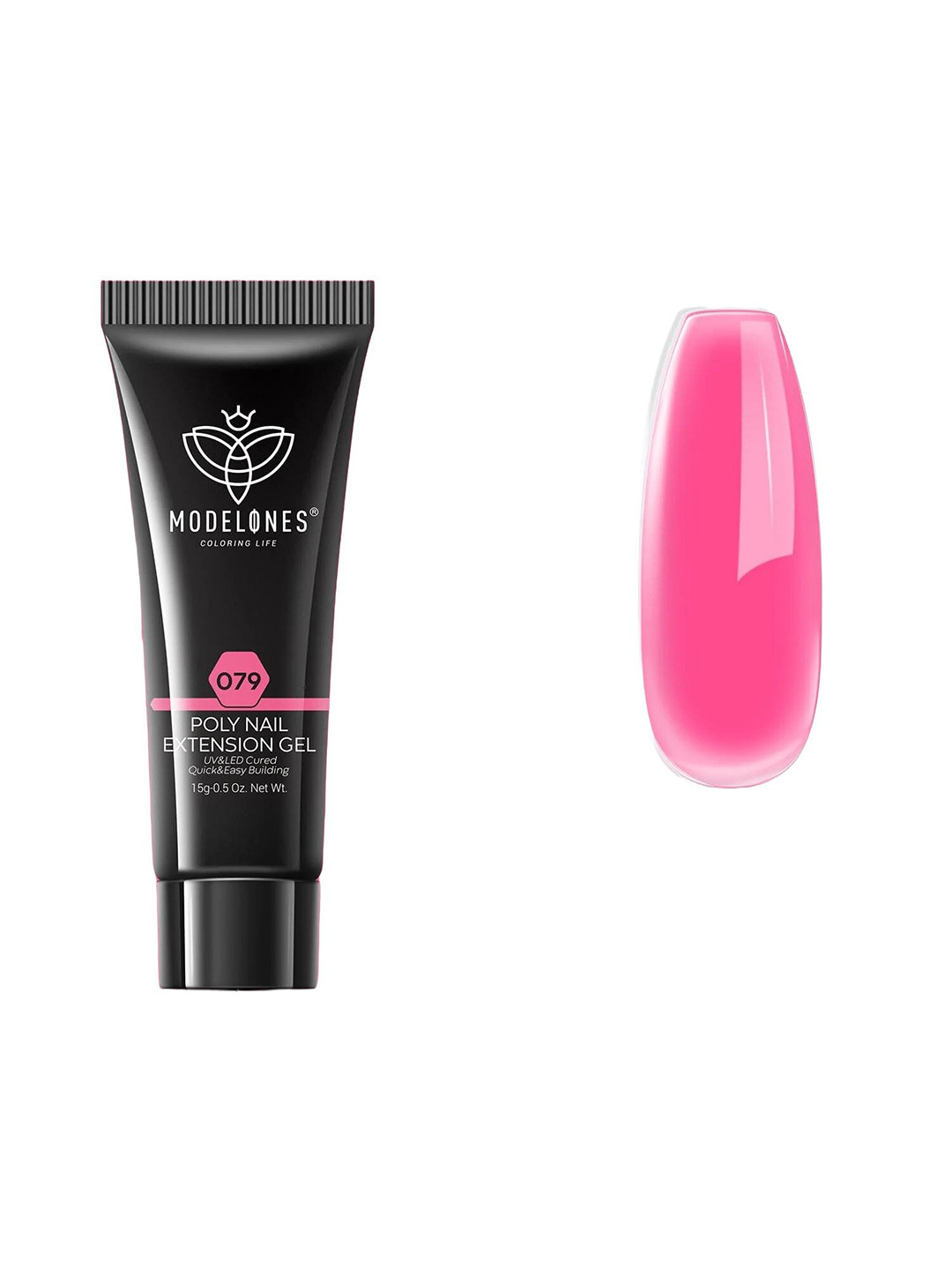 Modelones Long Lasting UV & LED Cured Poly Nail Extension Gel 15g - Bold Love 079