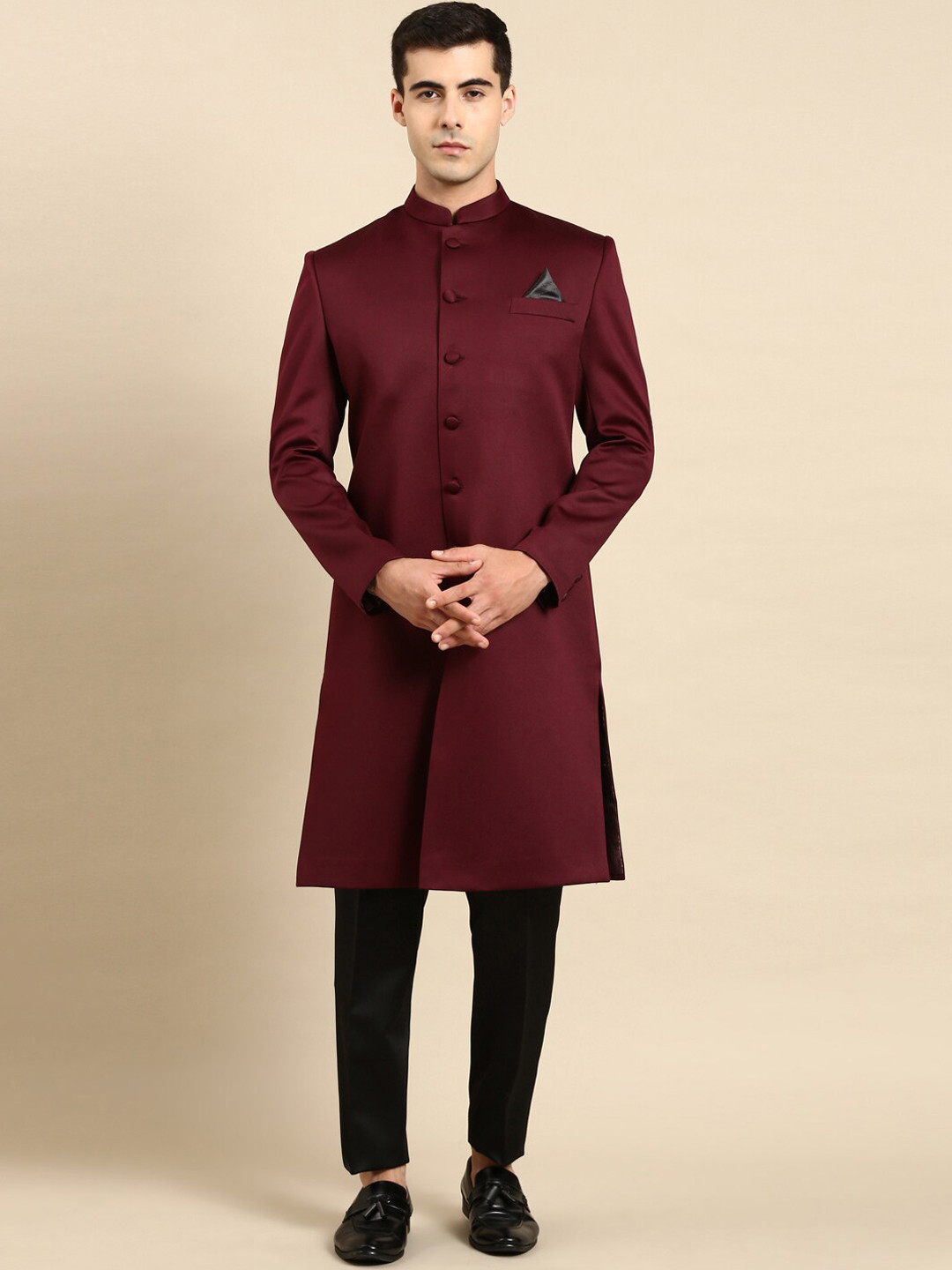 TheEthnic.Co Long Sleeves Sherwani Set